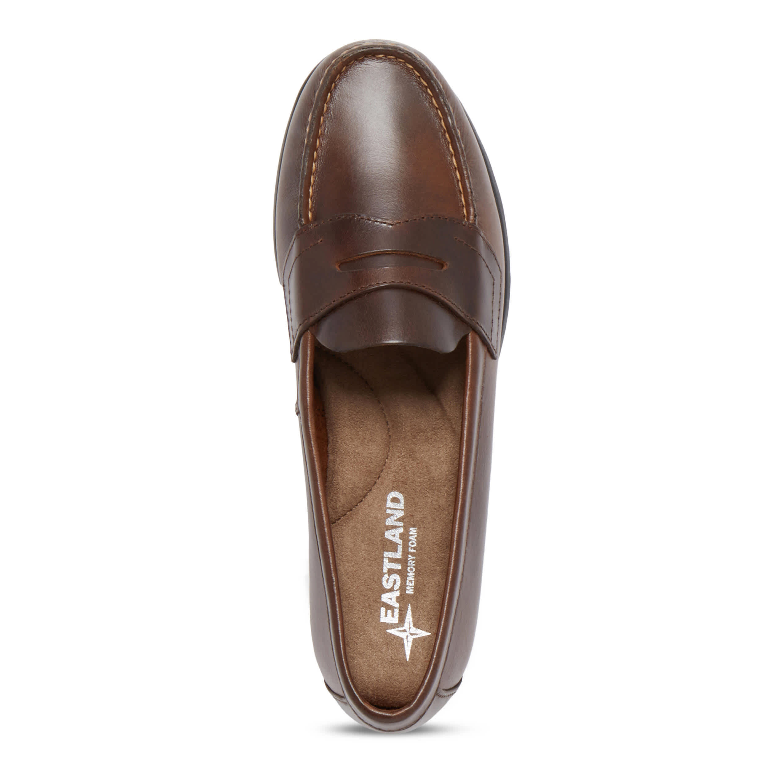 EASTLAND-WOMENS CLASSIC II LOAFER-DARK TAN & 