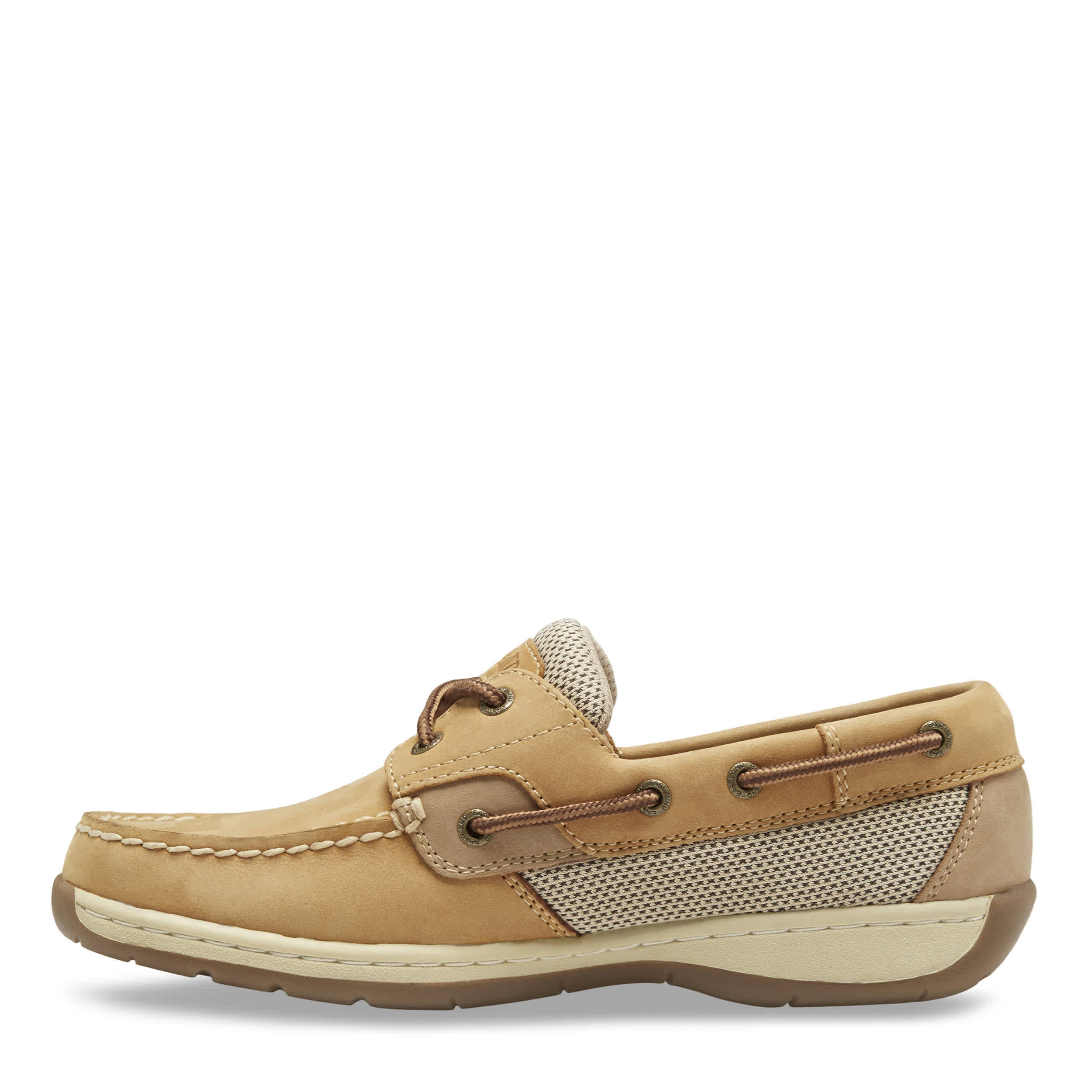 EASTLAND-WOMENS SOLSTICE BOAT SHOE-TAN & 