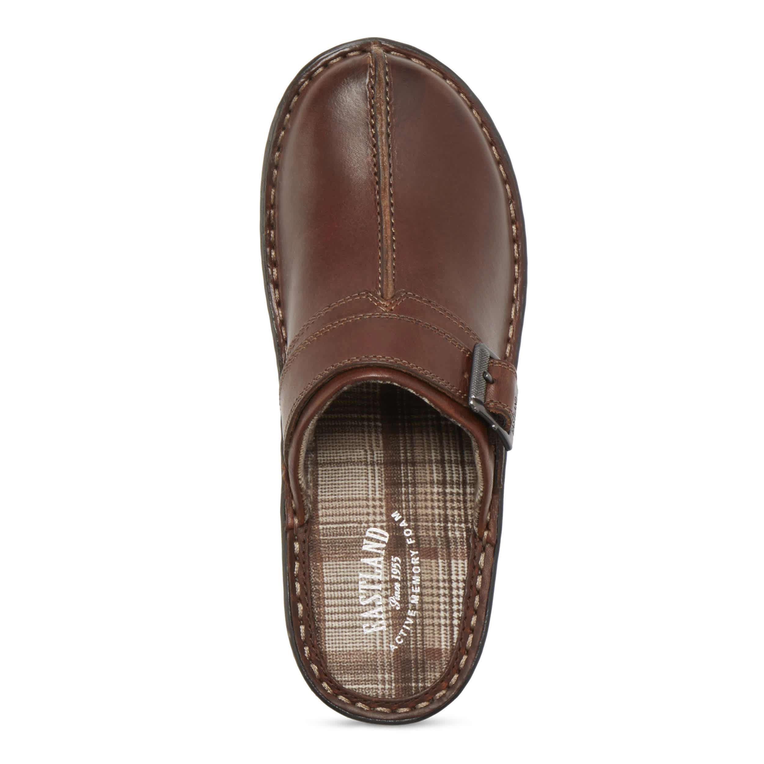 EASTLAND-WOMENS MAE CLOG-BROWN & 