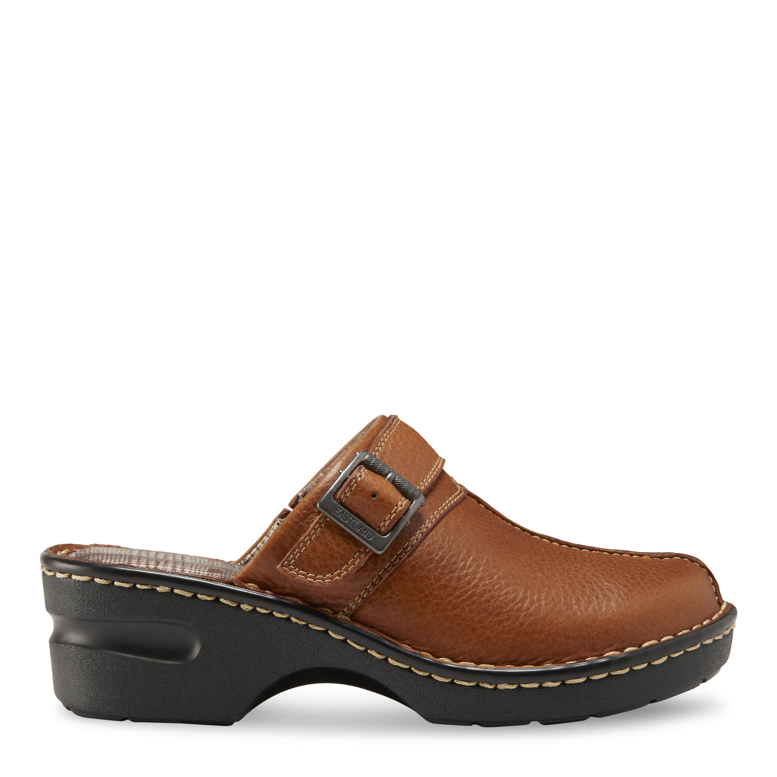 EASTLAND-WOMENS MAE CLOG-TAN & 