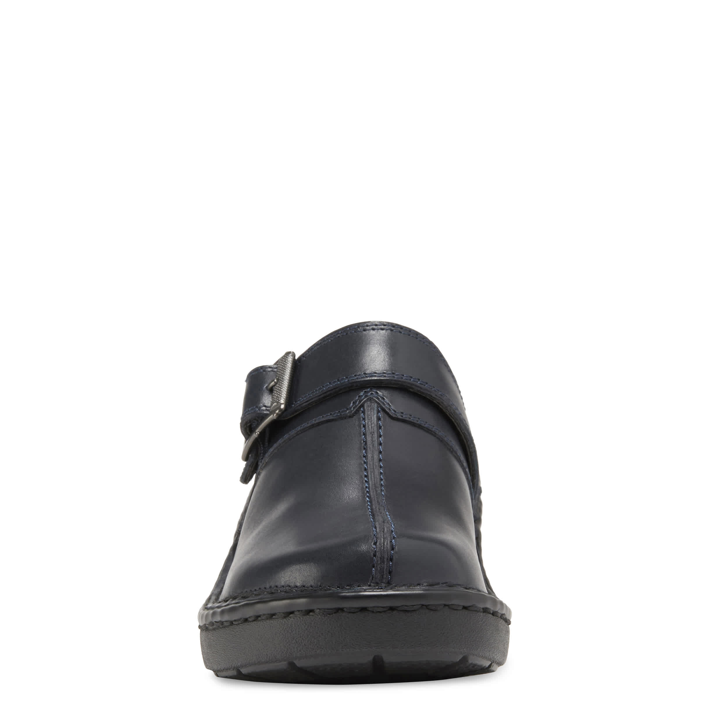 EASTLAND-WOMENS MAE CLOG-NAVY & 
