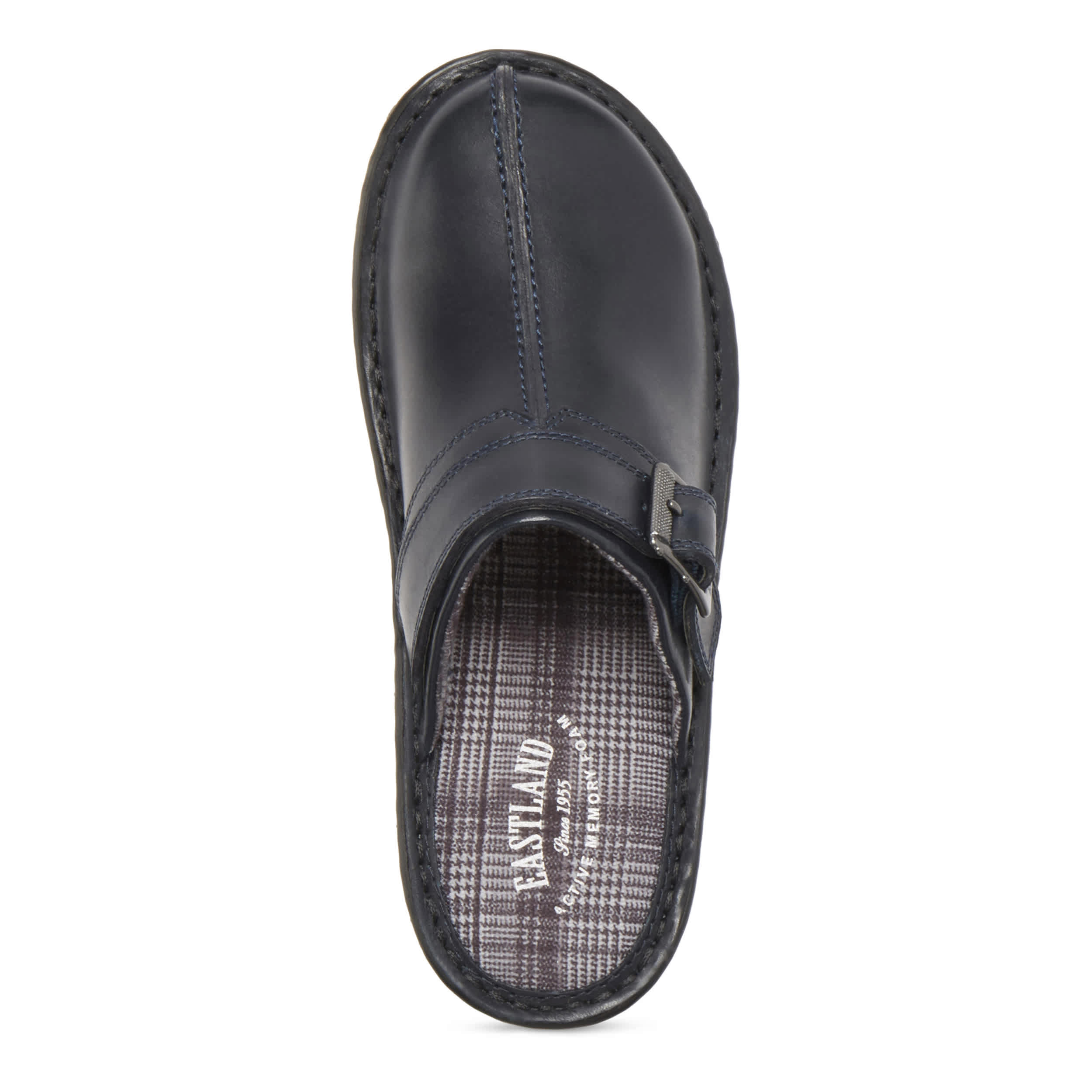 EASTLAND-WOMENS MAE CLOG-NAVY & 