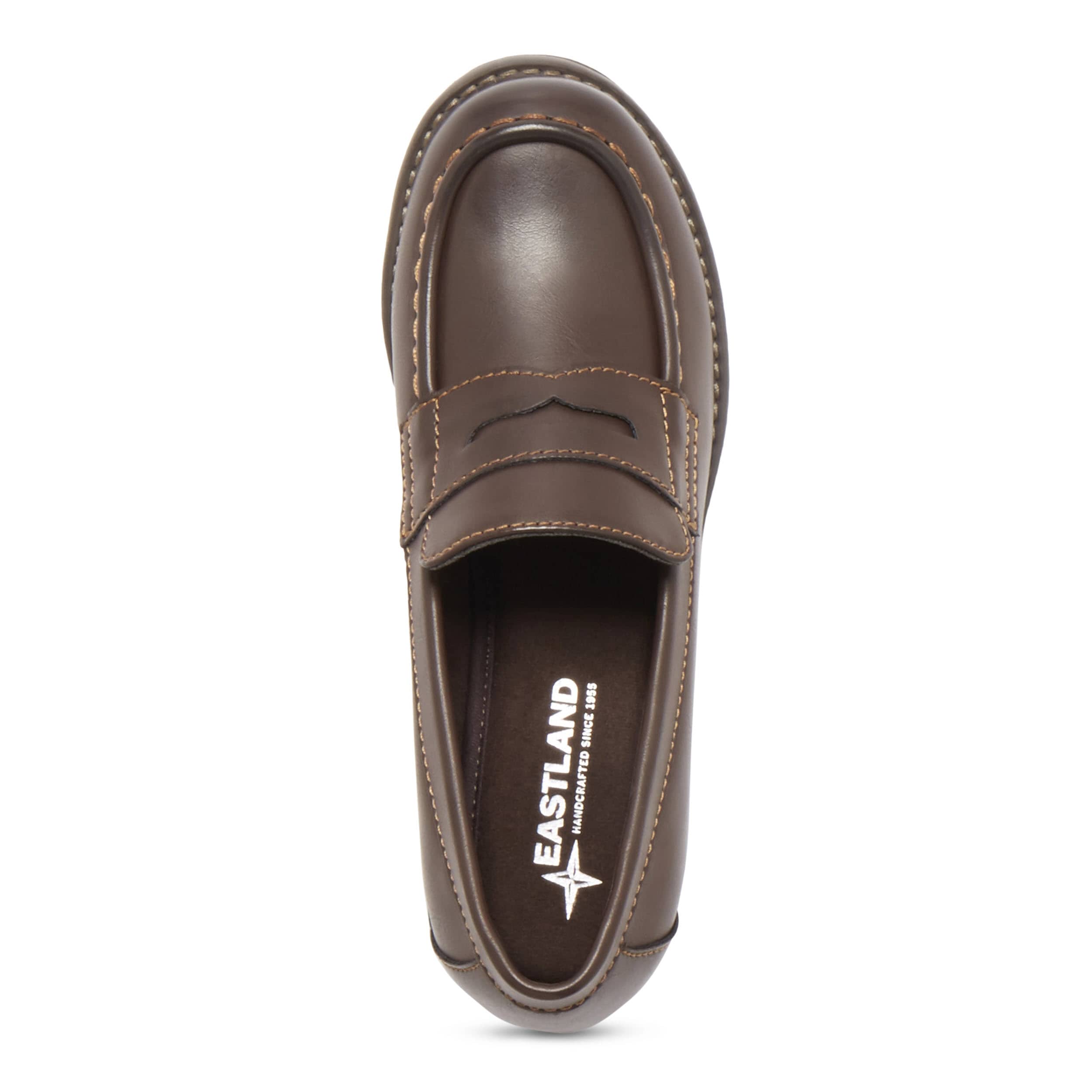 EASTLAND-WOMENS HOLLY LOAFER-BROWN & 