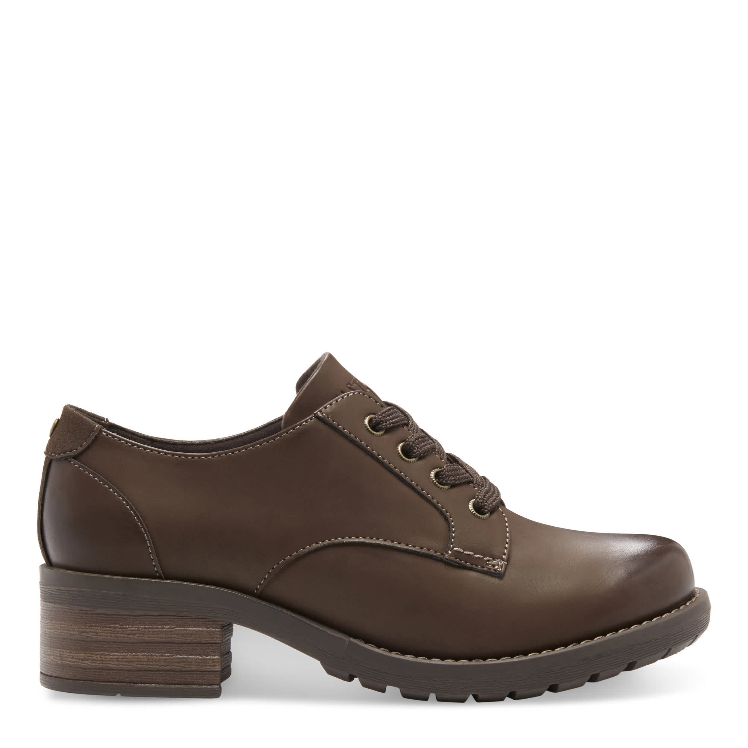 EASTLAND-WOMENS TRISH OXFORD-BROWN & 