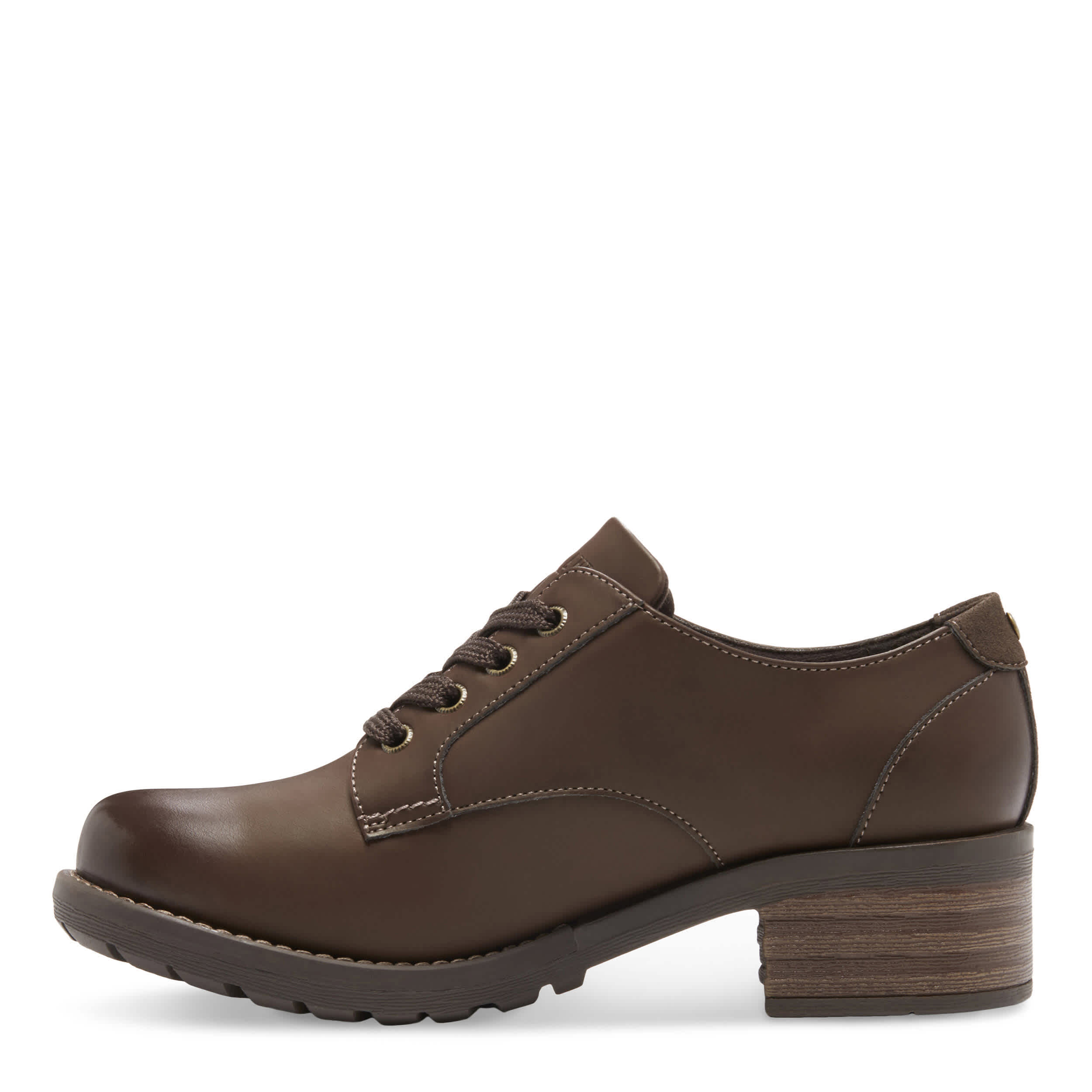 EASTLAND-WOMENS TRISH OXFORD-BROWN & 