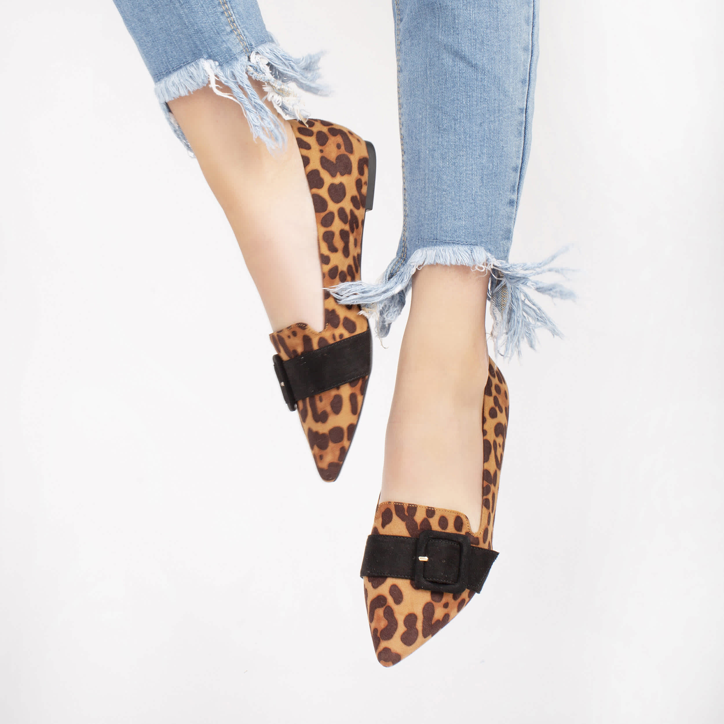 JOURNEE COLLECTION-WOMENS AUDREY FLAT-ANIMAL & 