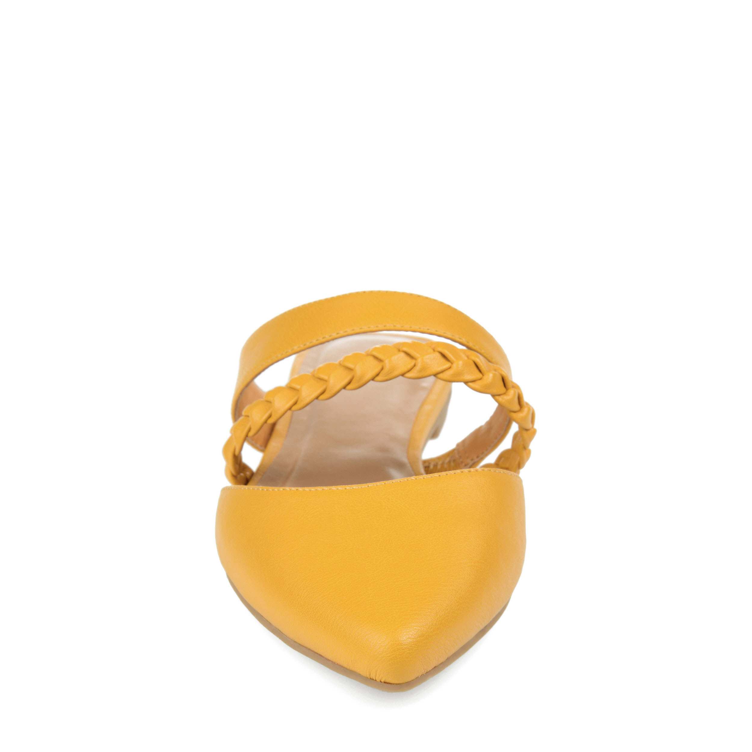 JOURNEE COLLECTION-WOMENS OLIVEA FLAT-MUSTARD & 