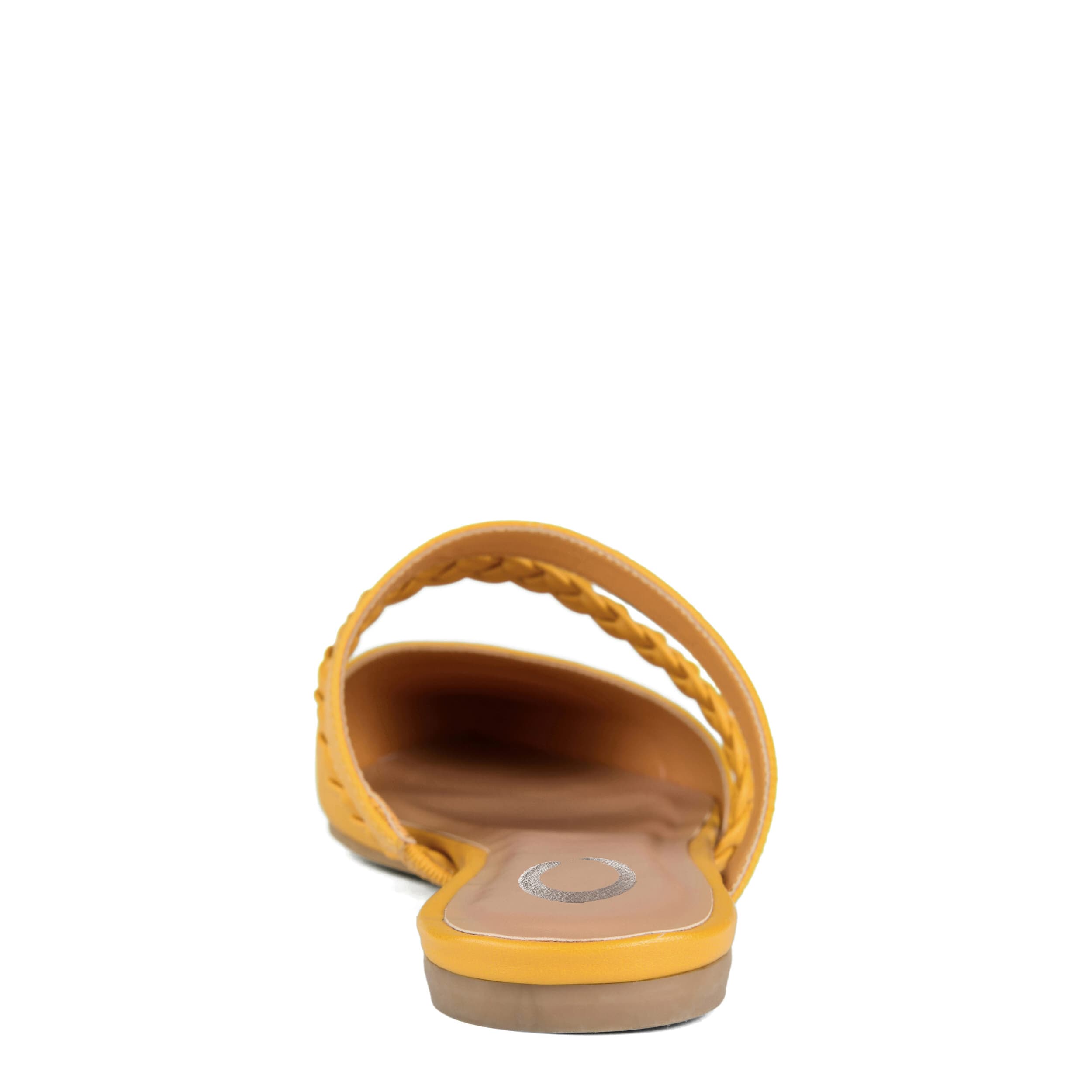 JOURNEE COLLECTION-WOMENS OLIVEA FLAT-MUSTARD & 