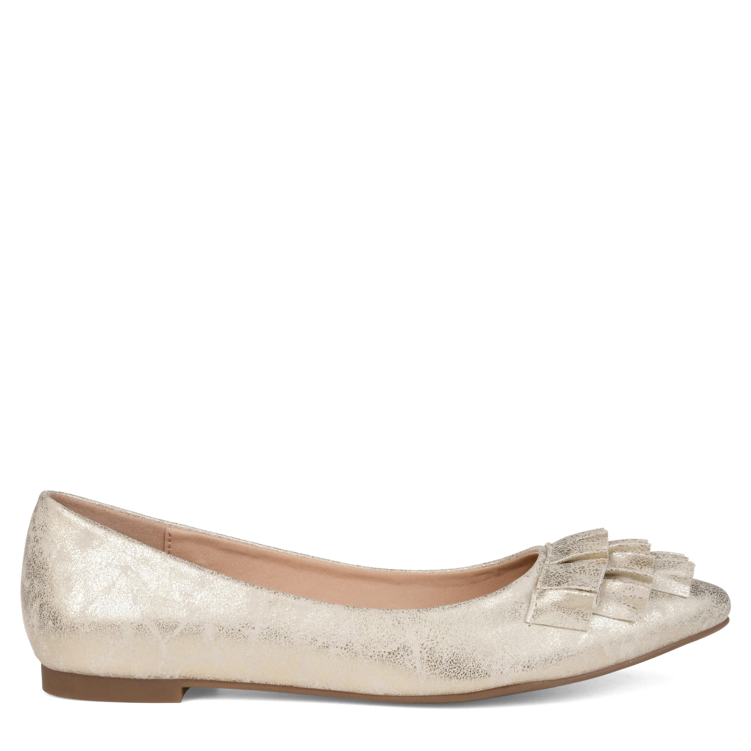 JOURNEE COLLECTION-WOMENS JUDY FLAT-GOLD & 