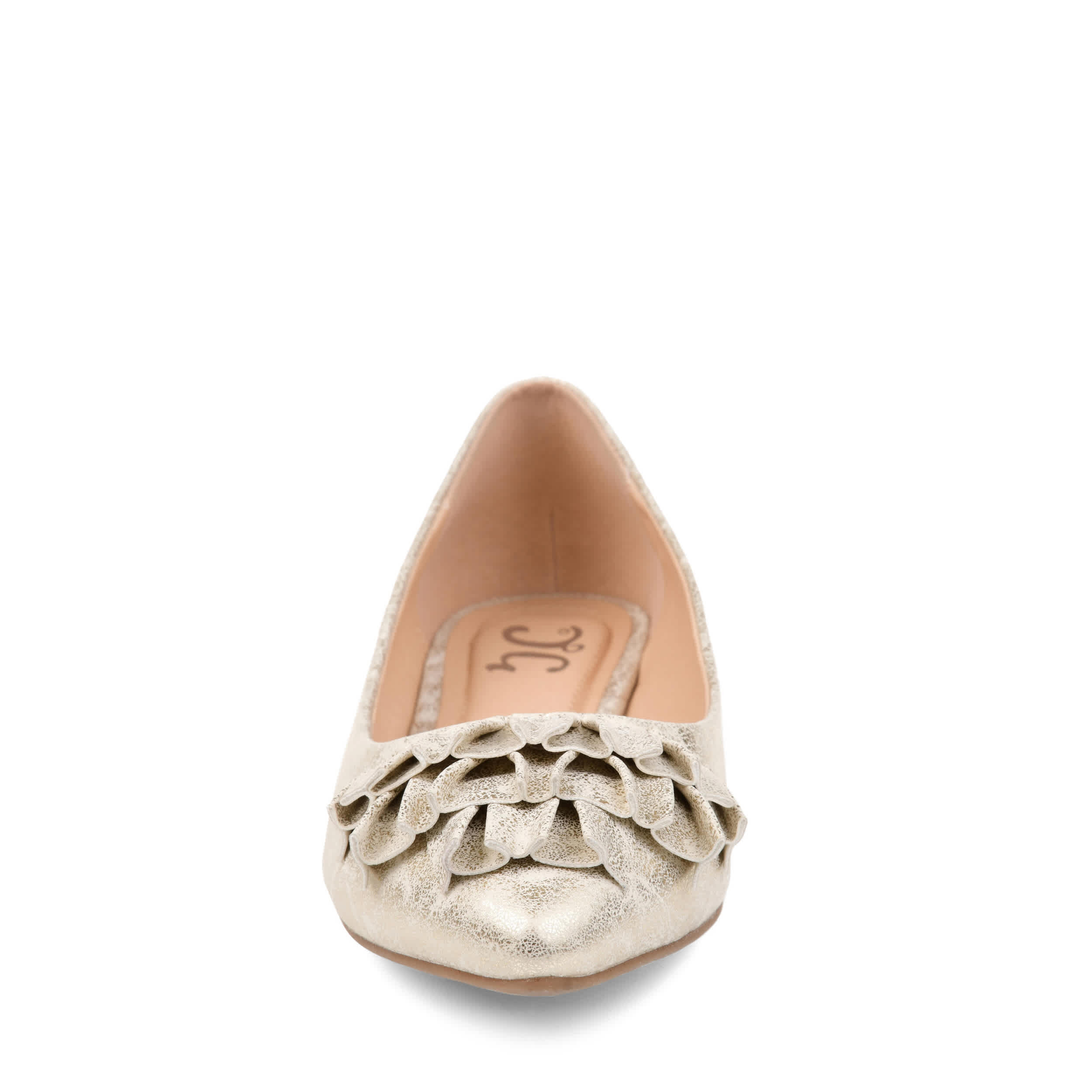 JOURNEE COLLECTION-WOMENS JUDY FLAT-GOLD & 