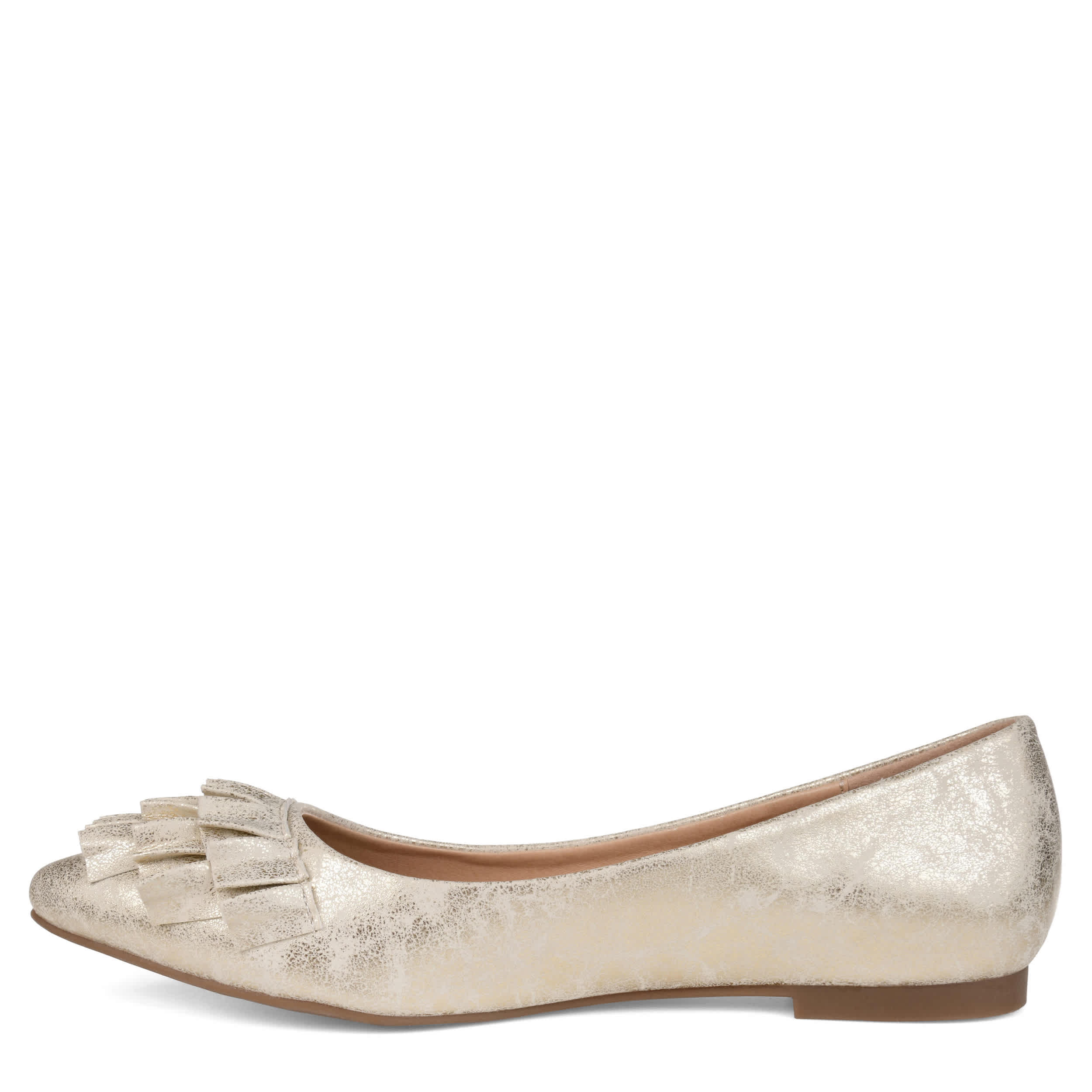 JOURNEE COLLECTION-WOMENS JUDY FLAT-GOLD & 
