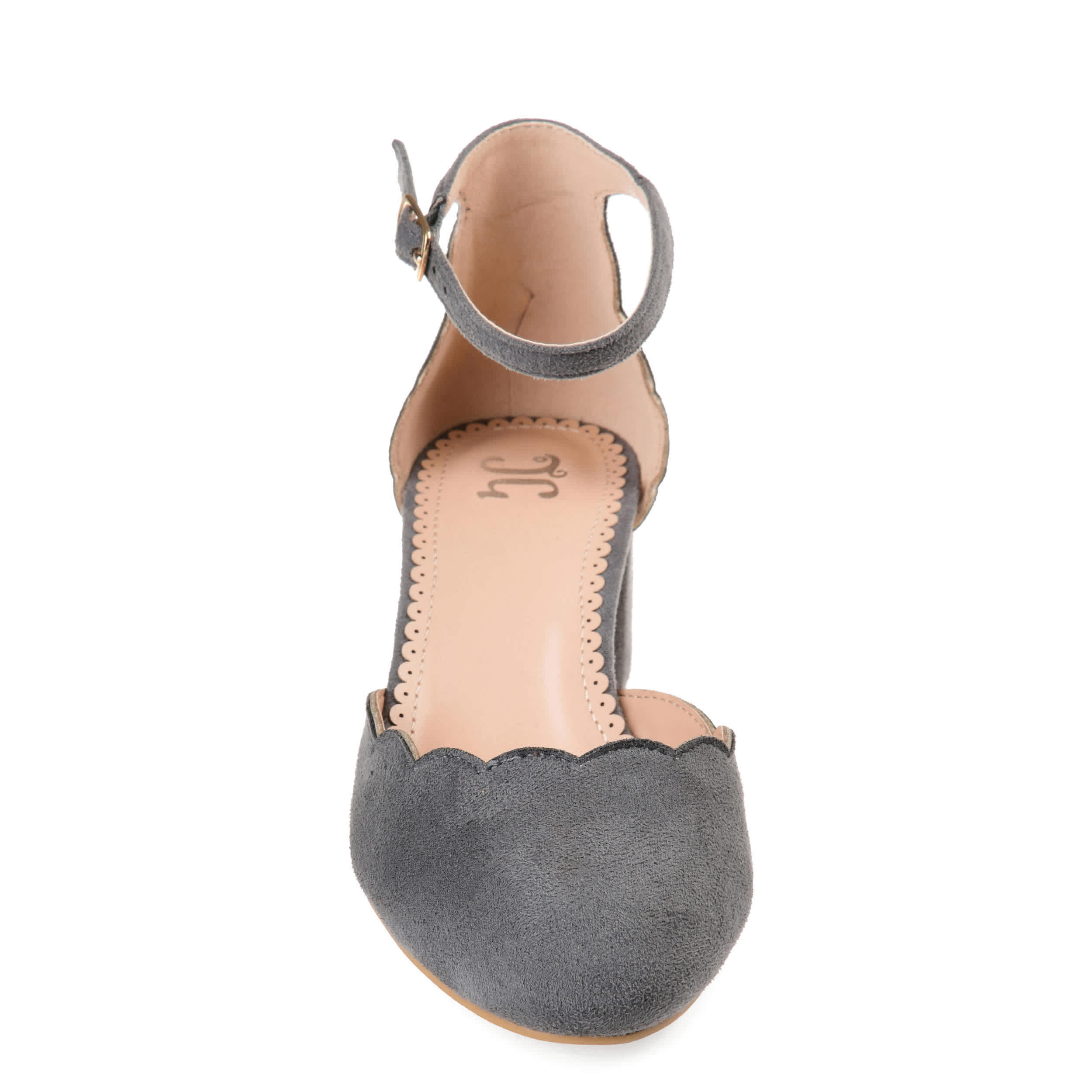 JOURNEE COLLECTION-WOMENS EDNA PUMP-GREY & 