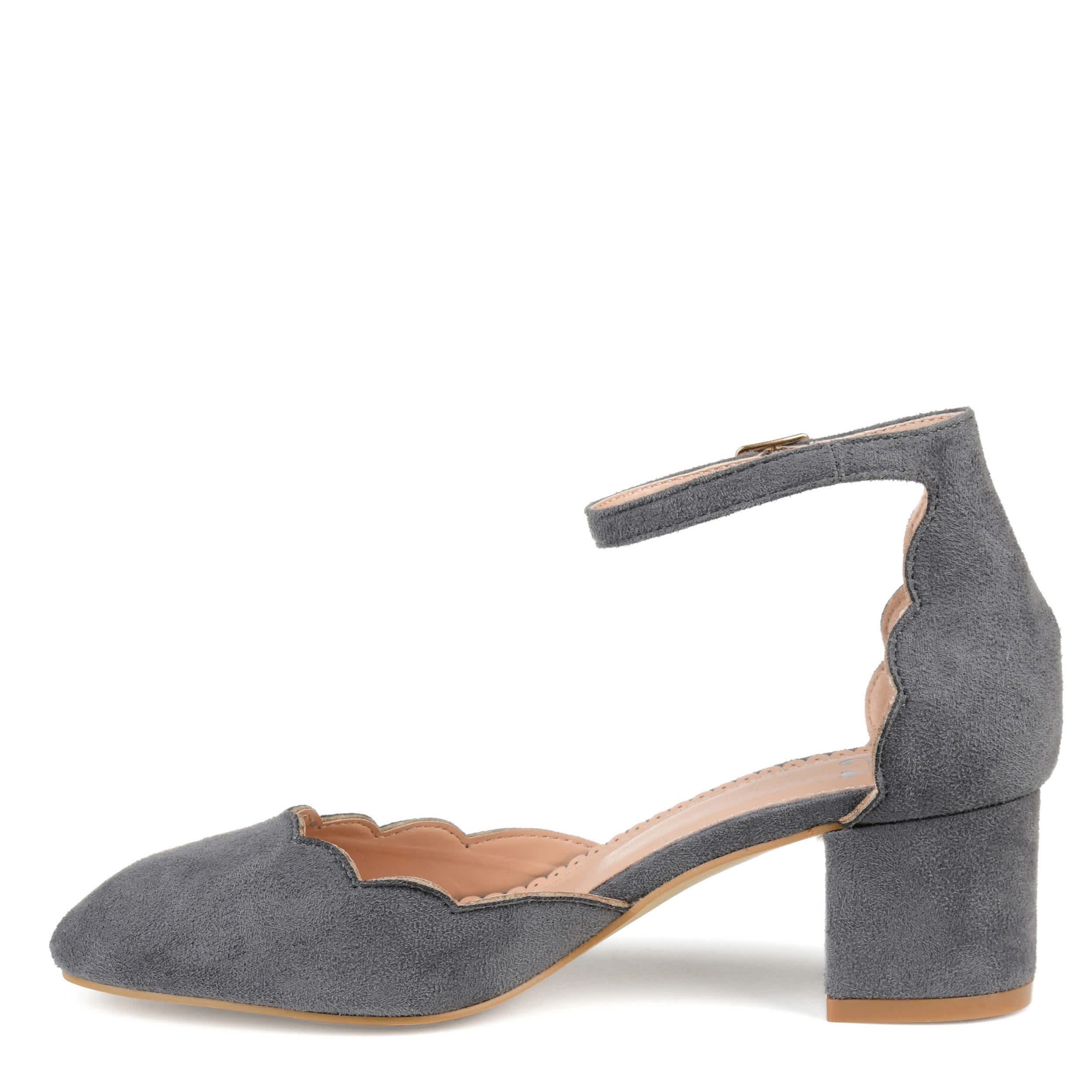 JOURNEE COLLECTION-WOMENS EDNA PUMP-GREY & 