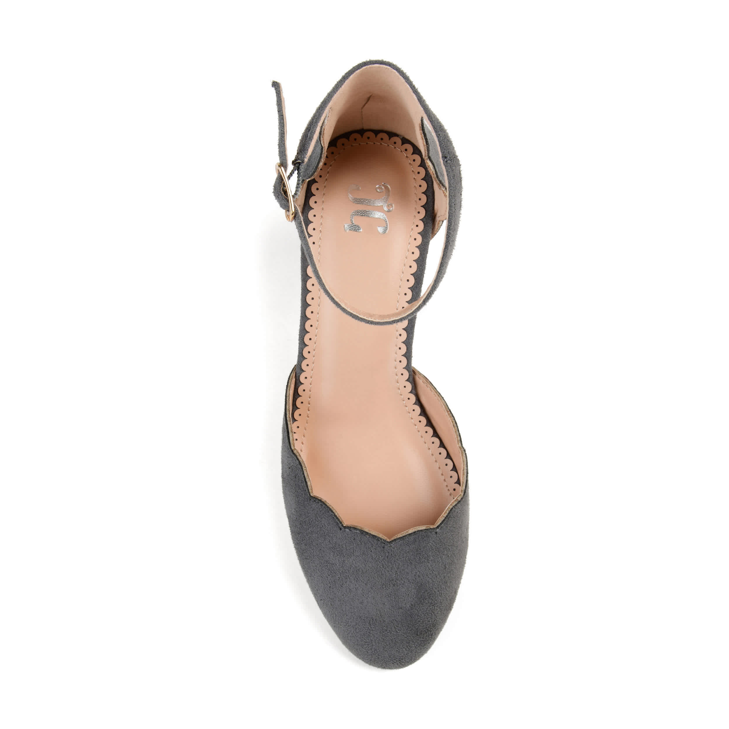 JOURNEE COLLECTION-WOMENS EDNA PUMP-GREY & 