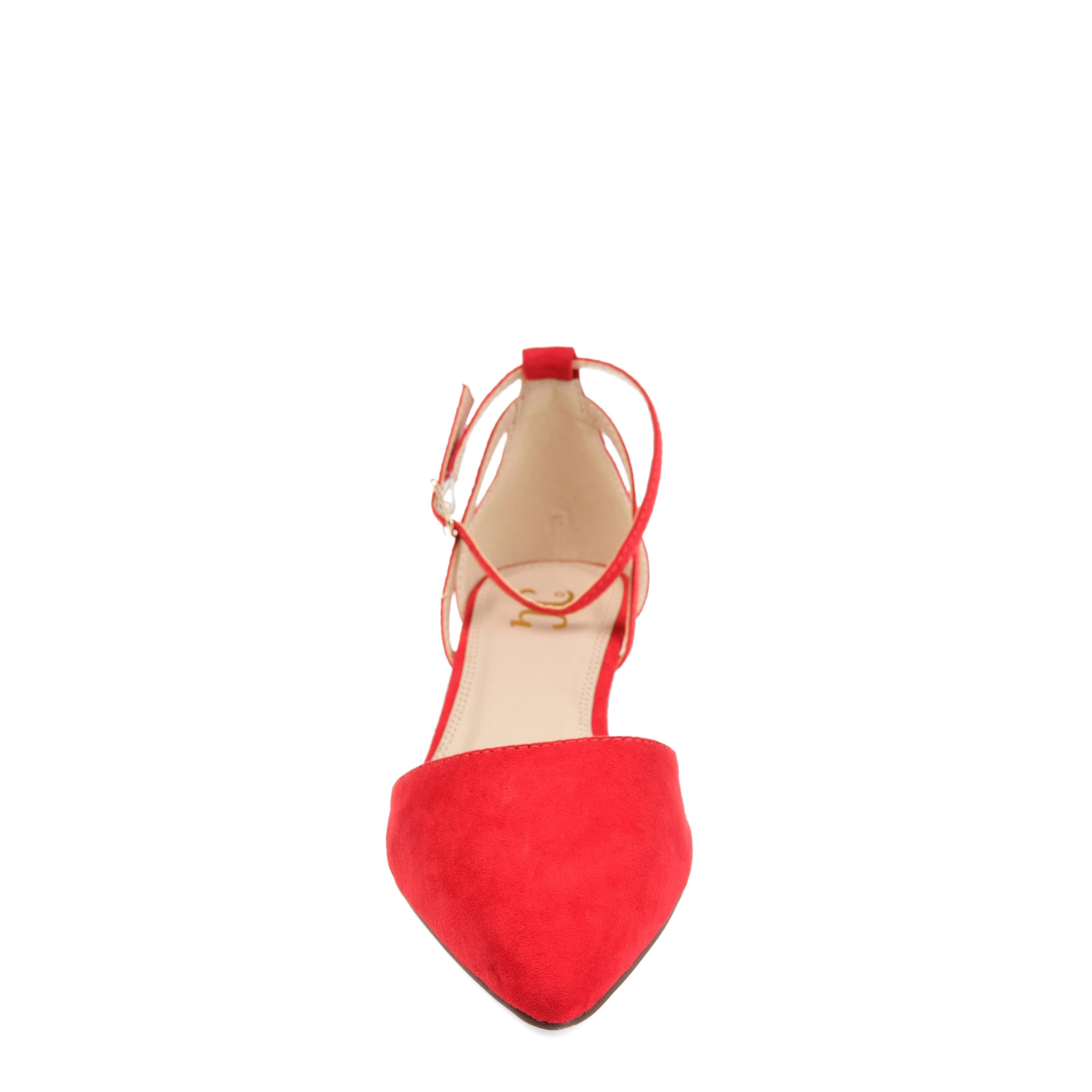 JOURNEE COLLECTION-WOMENS ARKIE PUMP-RED & 