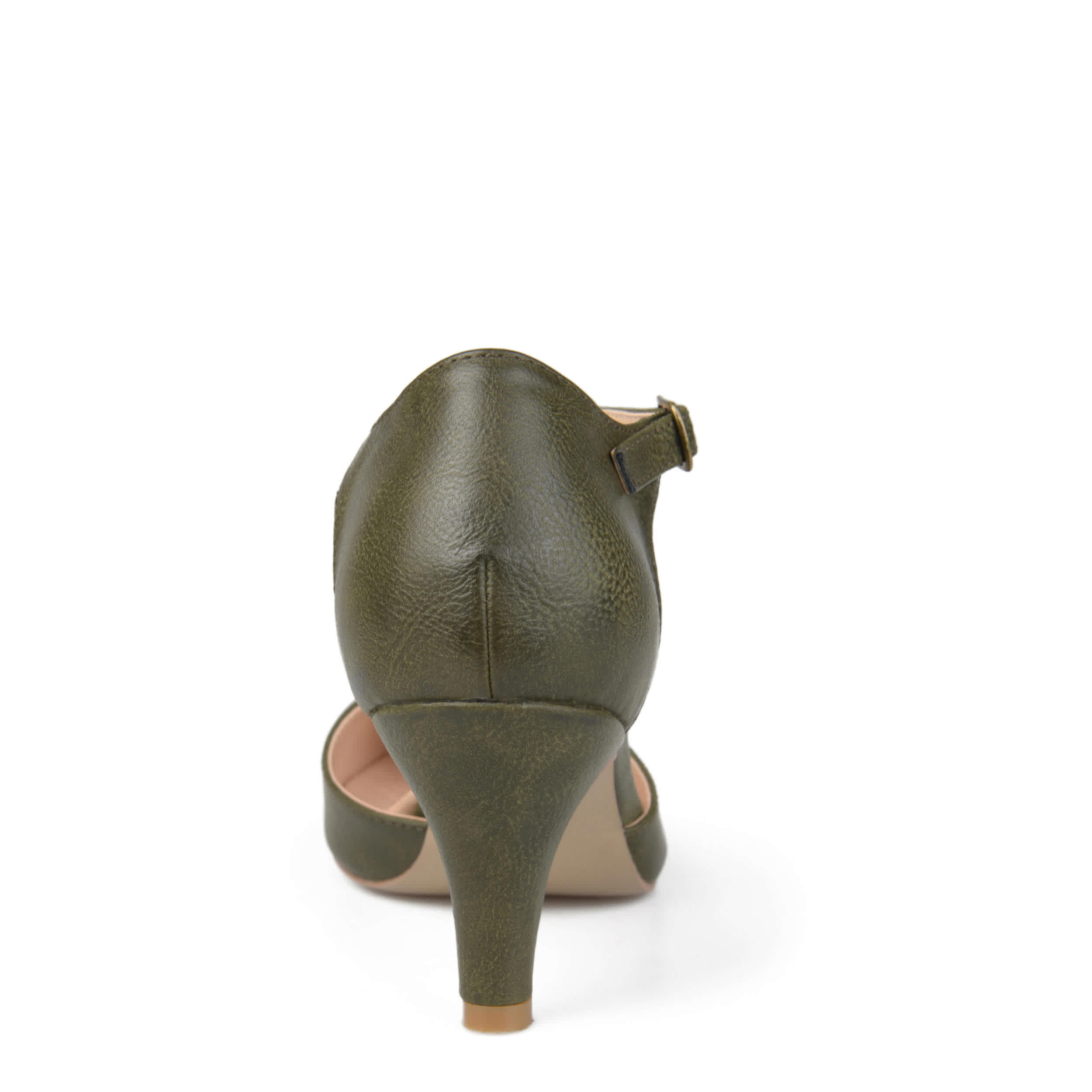 JOURNEE COLLECTION-WOMENS BETTIE PUMP-OLIVE & 