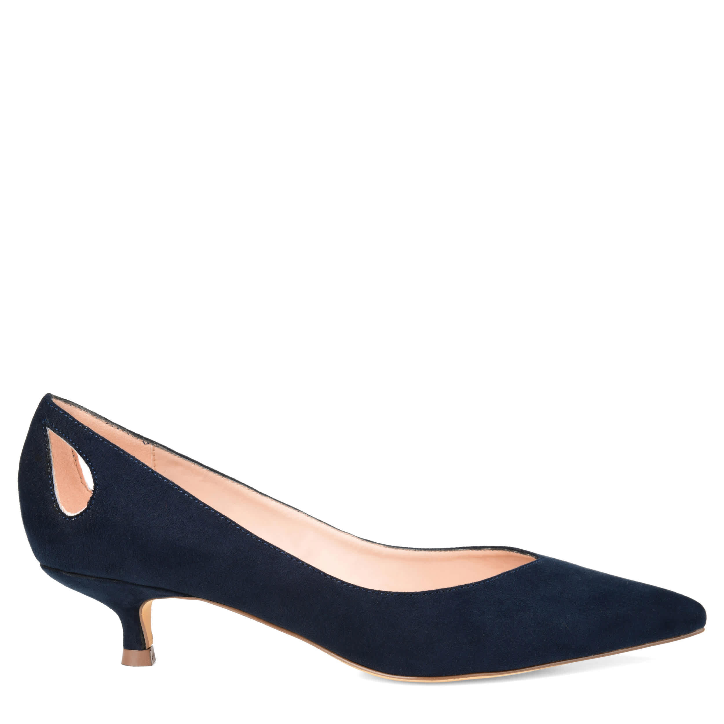 JOURNEE COLLECTION-WOMENS GOLDIE PUMP-NAVY & 