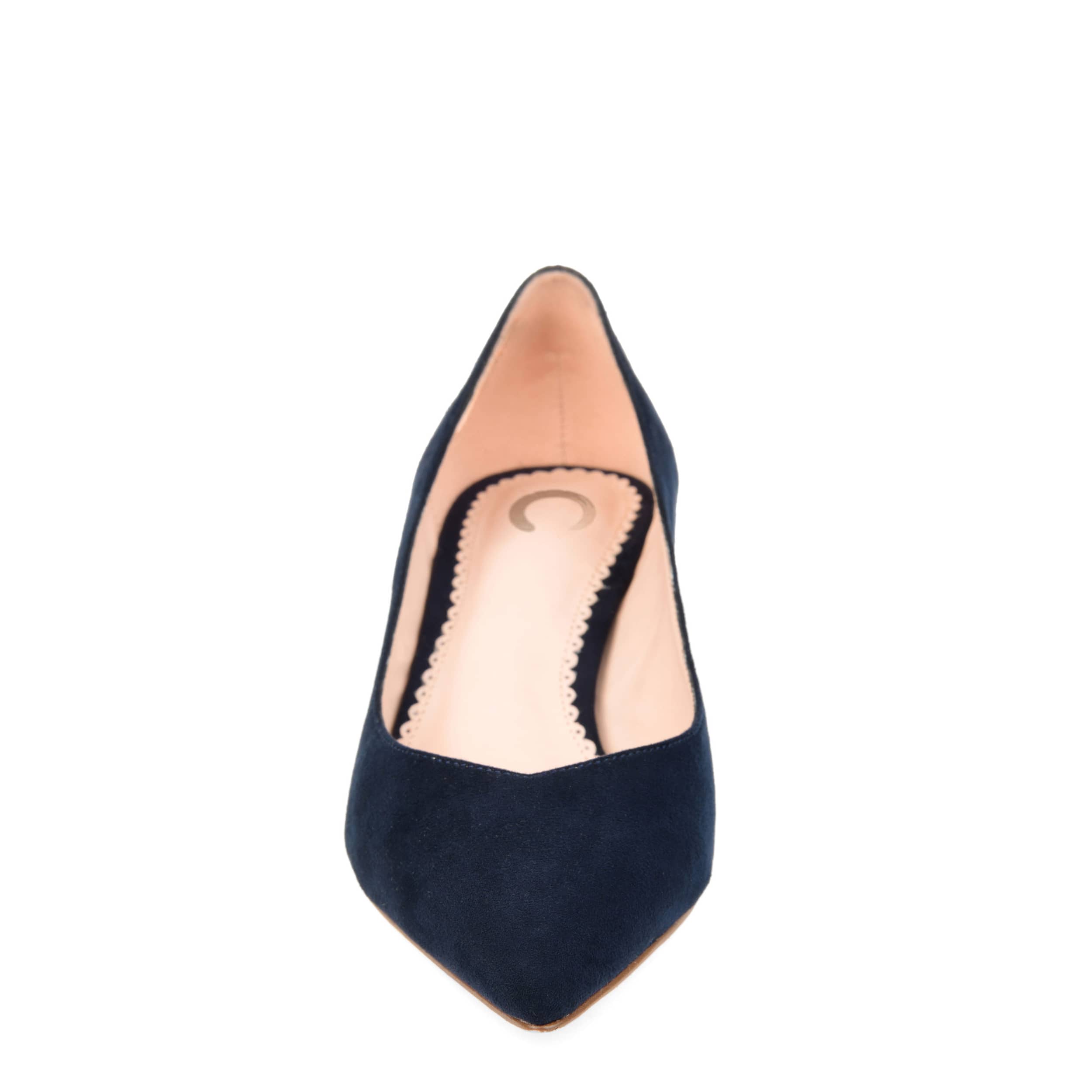 JOURNEE COLLECTION-WOMENS GOLDIE PUMP-NAVY & 