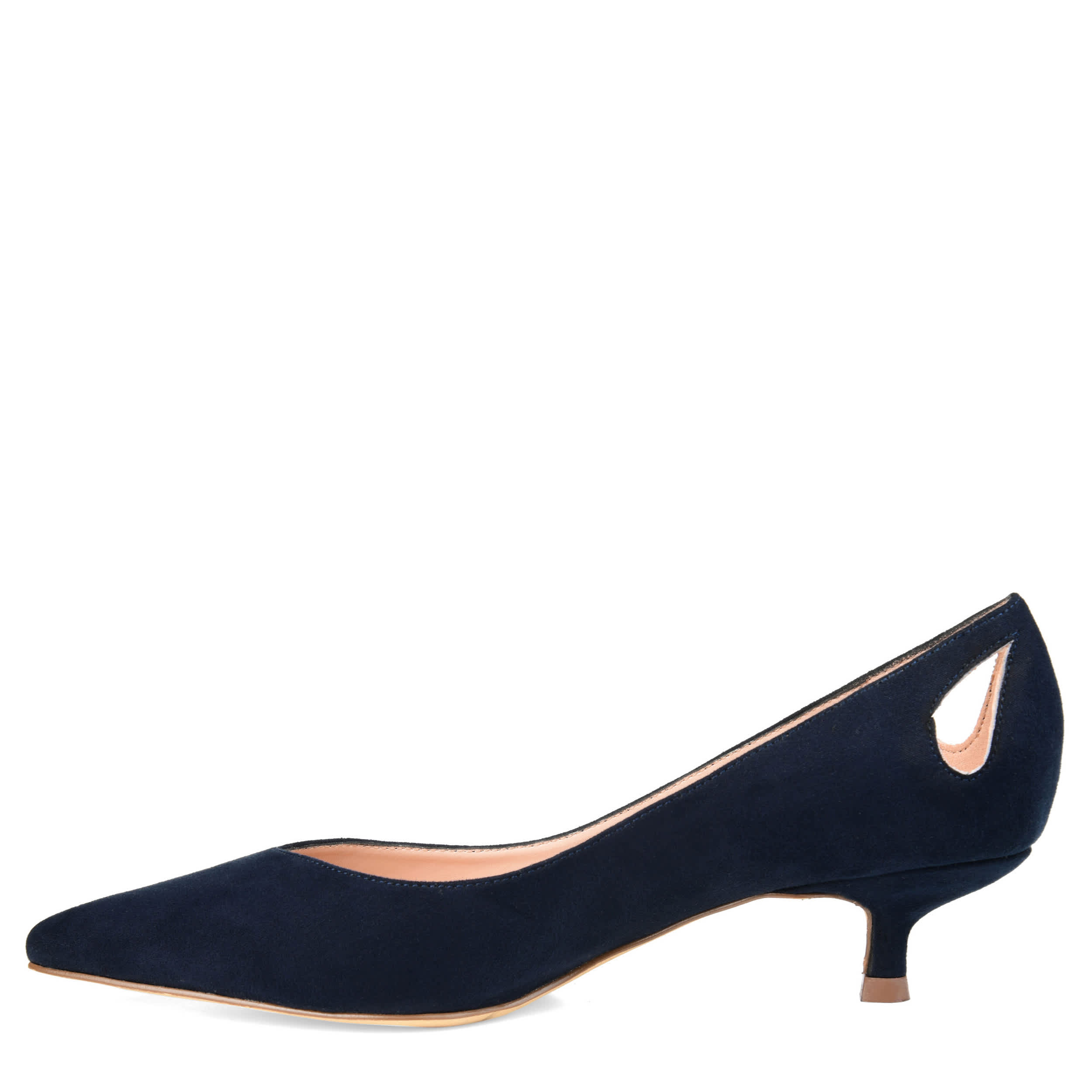 JOURNEE COLLECTION-WOMENS GOLDIE PUMP-NAVY & 