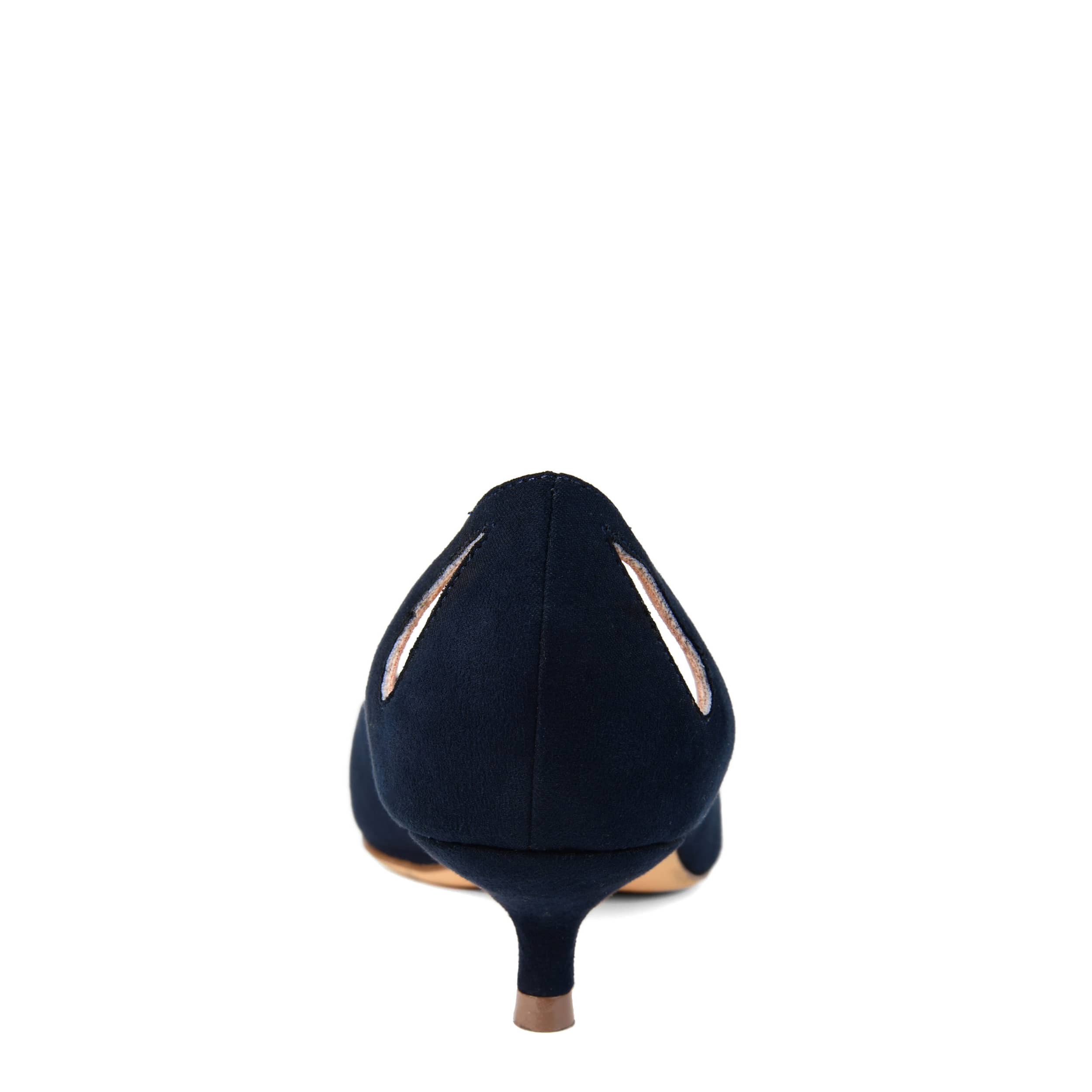 JOURNEE COLLECTION-WOMENS GOLDIE PUMP-NAVY & 