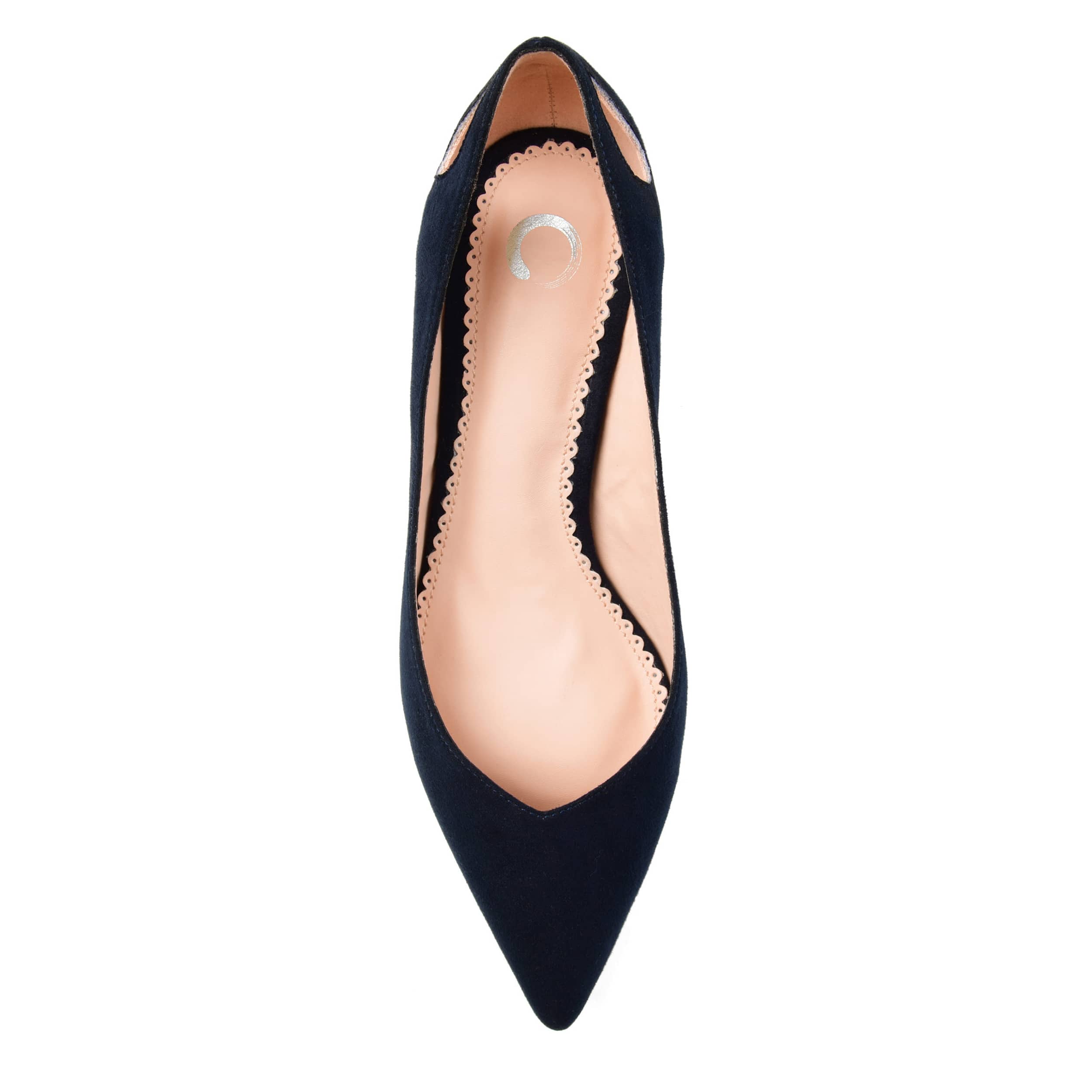 JOURNEE COLLECTION-WOMENS GOLDIE PUMP-NAVY & 