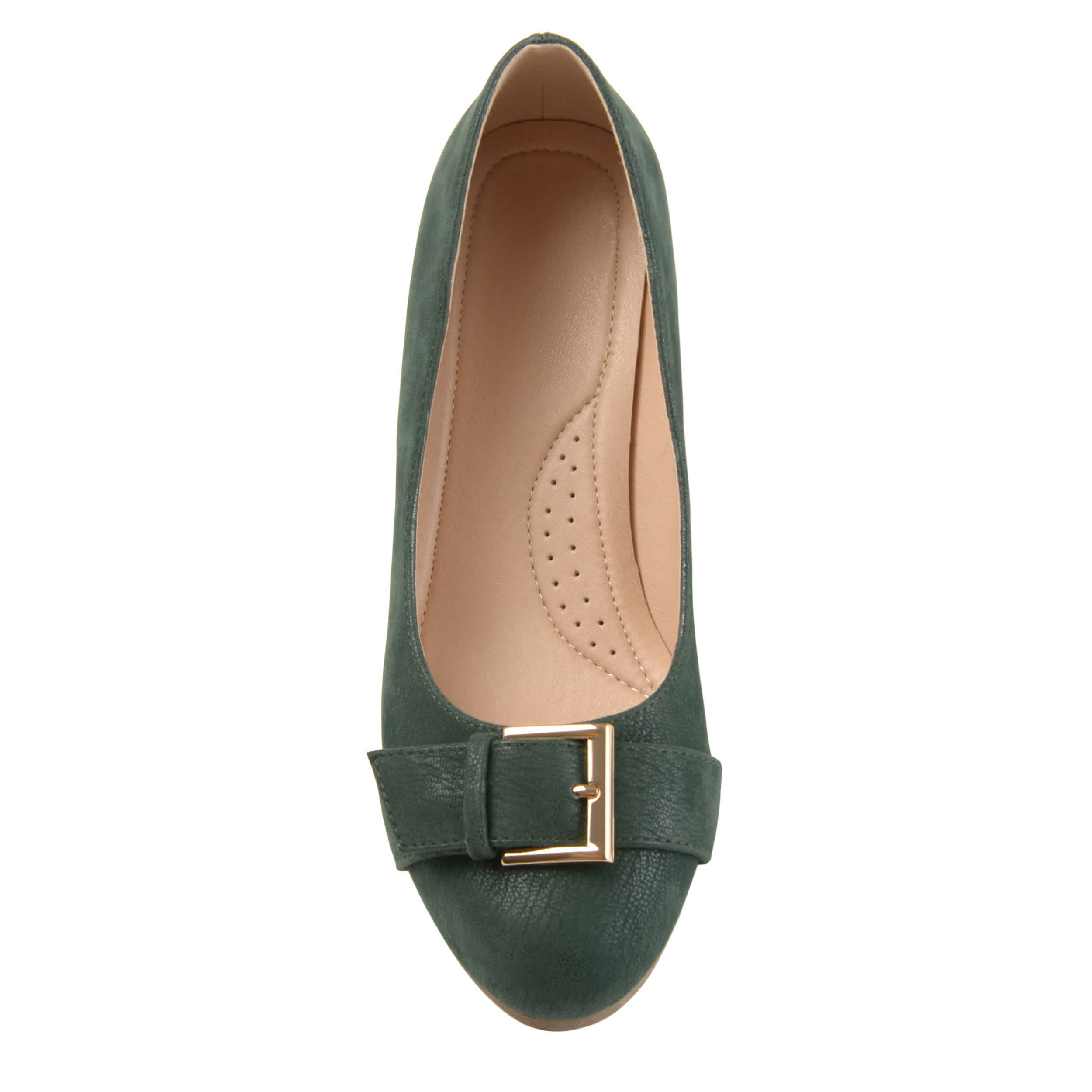 JOURNEE COLLECTION-WOMENS GRAYSN WEDGE PUMP-GREEN & 