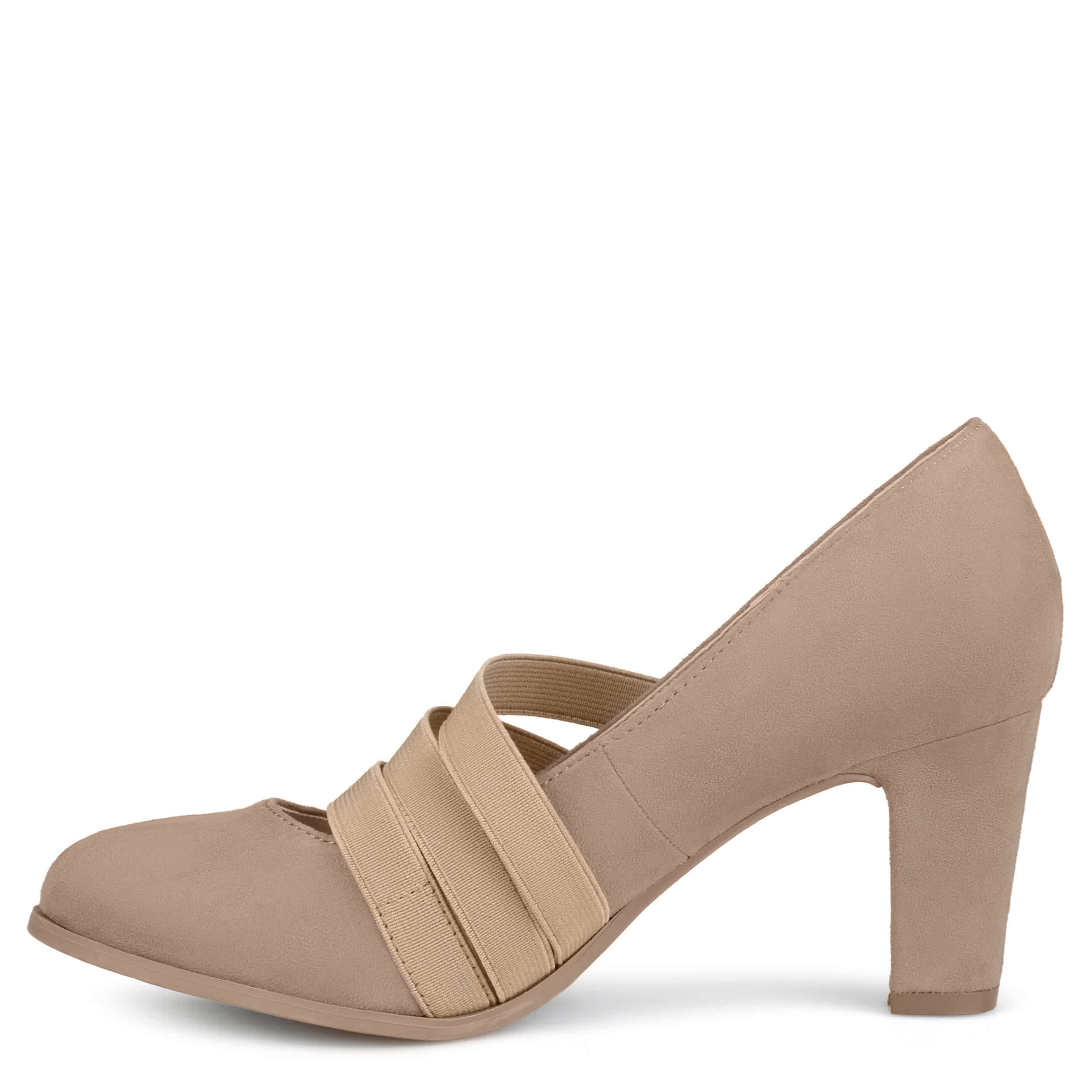 JOURNEE COLLECTION-WOMENS LOREN PUMP-TAUPE & 