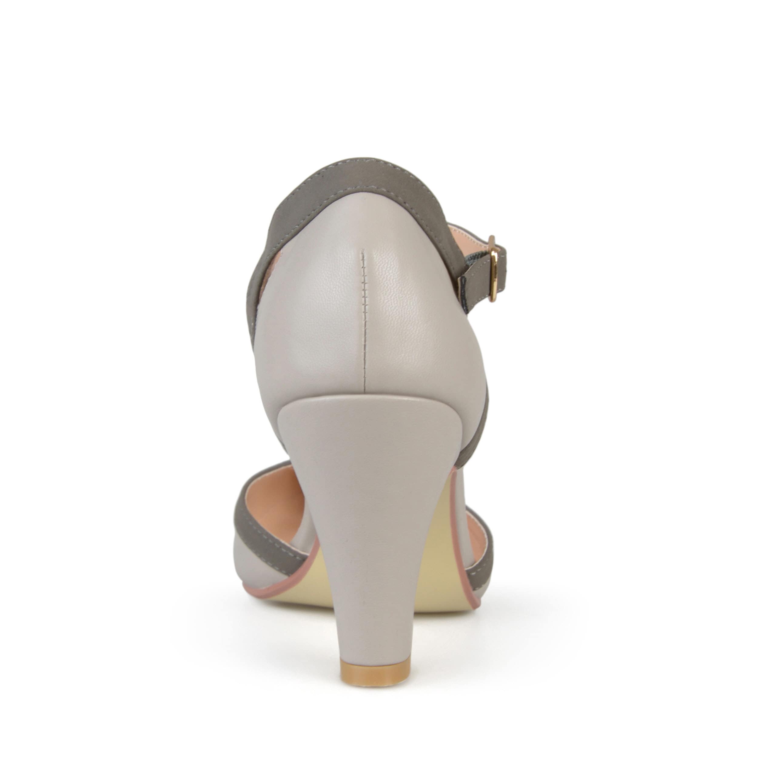 JOURNEE COLLECTION-WOMENS OLINA PUMP-GREY & 
