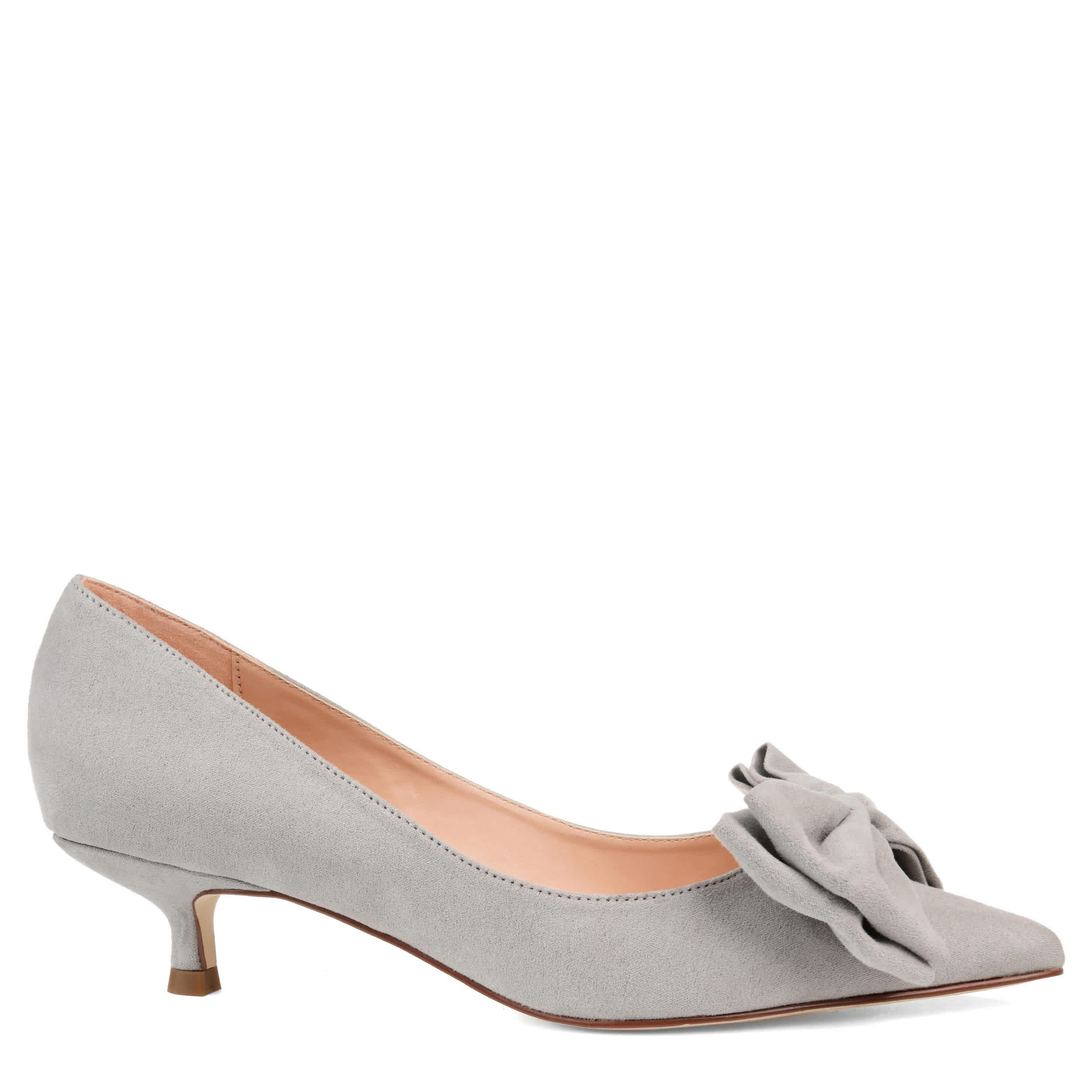 JOURNEE COLLECTION-WOMENS ORANA PUMP-GREY & 