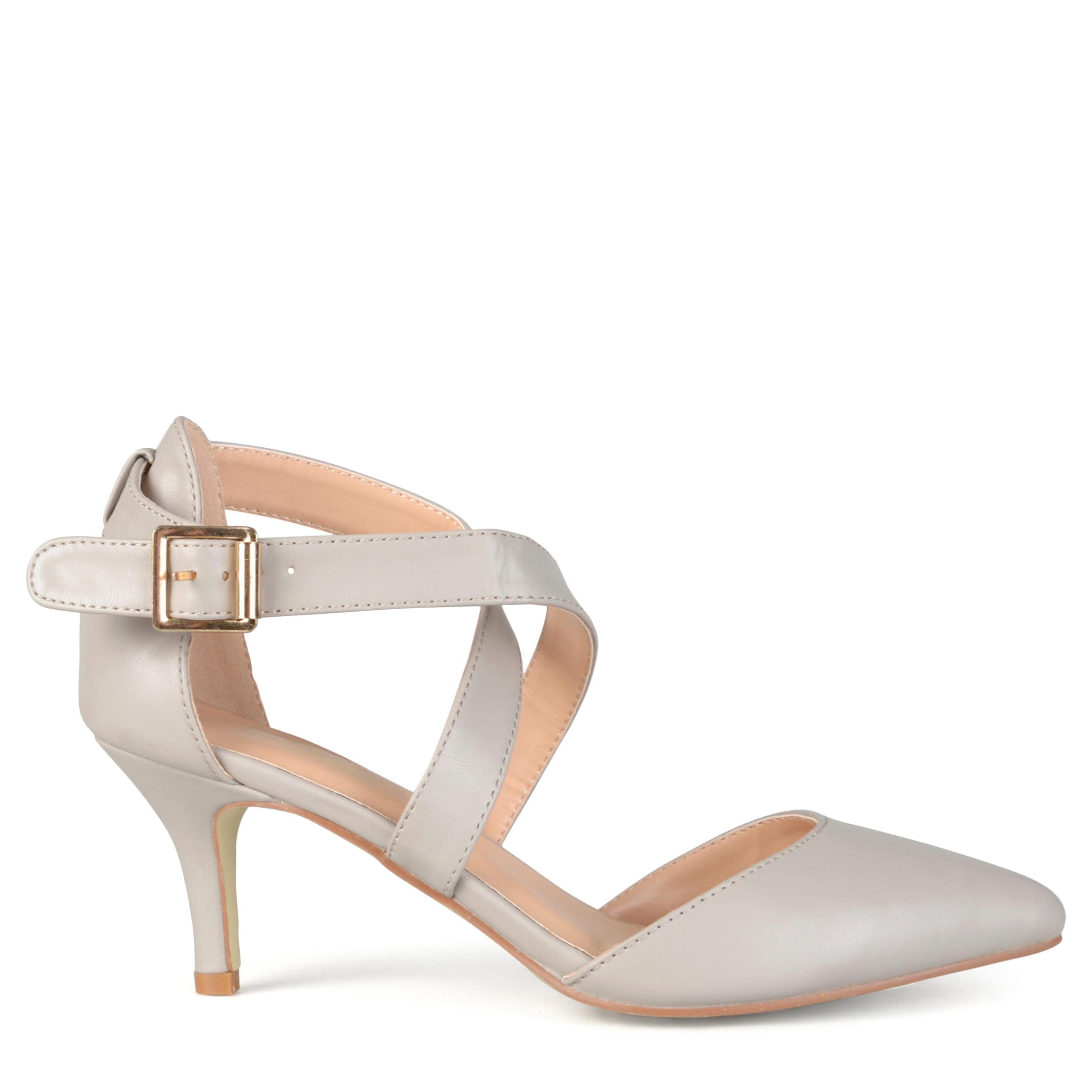 JOURNEE COLLECTION-WOMENS RIVA PUMP-GREY & 