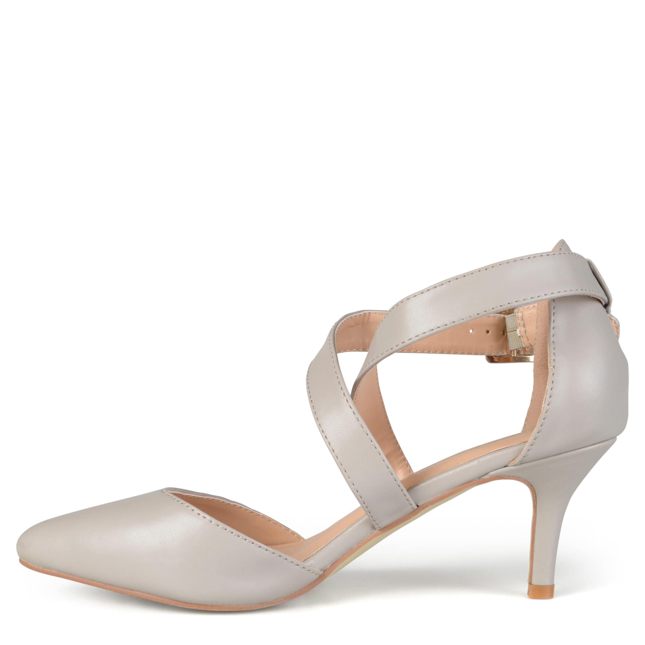 JOURNEE COLLECTION-WOMENS RIVA PUMP-GREY & 