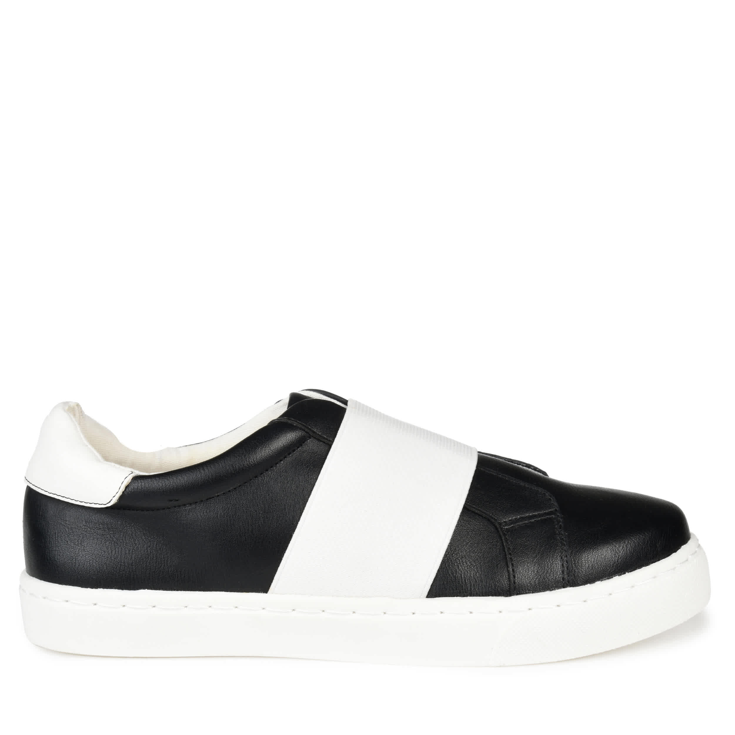 JOURNEE COLLECTION-WOMENS BILLIE SNEAKER-BLACK & 