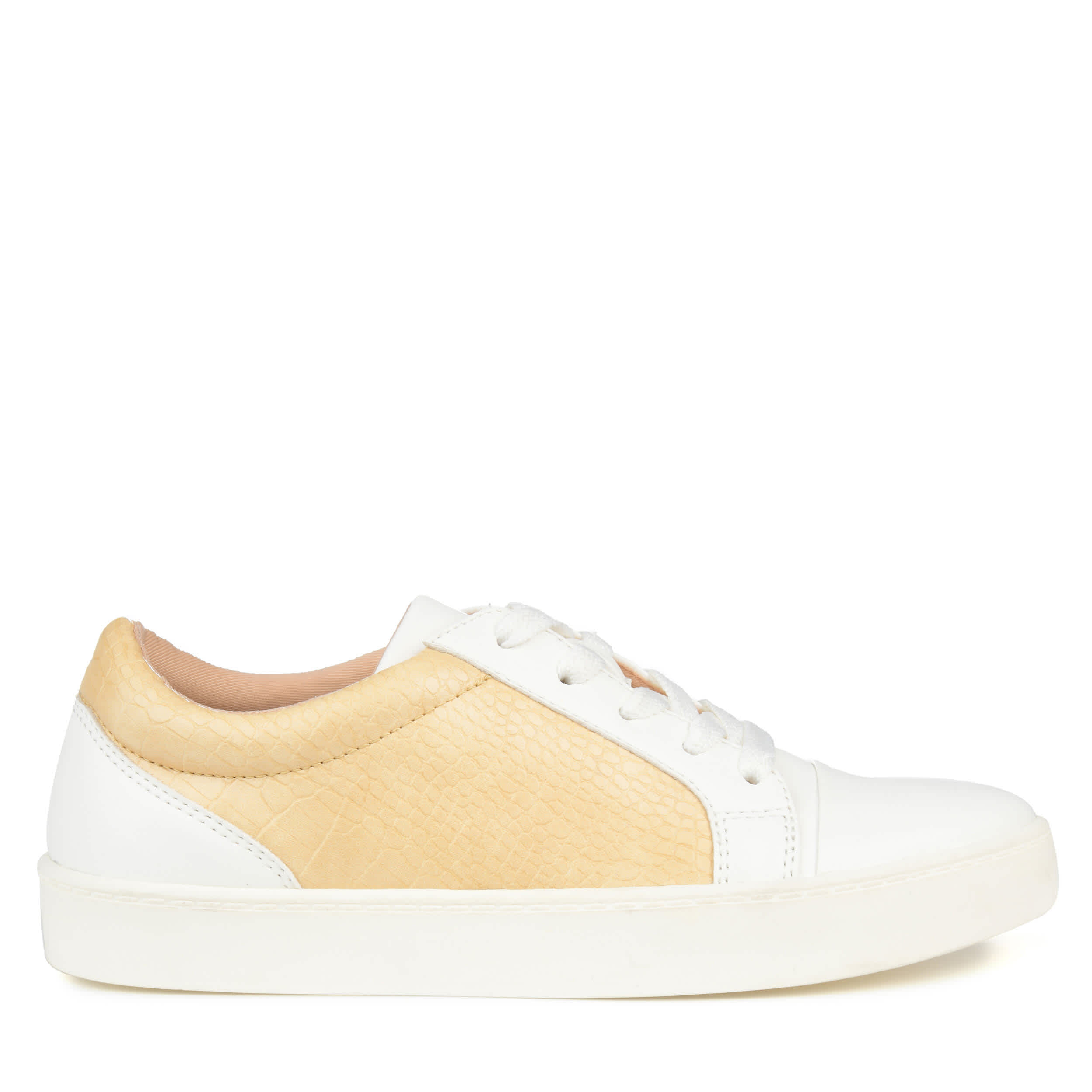 JOURNEE COLLECTION-WOMENS LYNZ SNEAKER-YELLOW & 