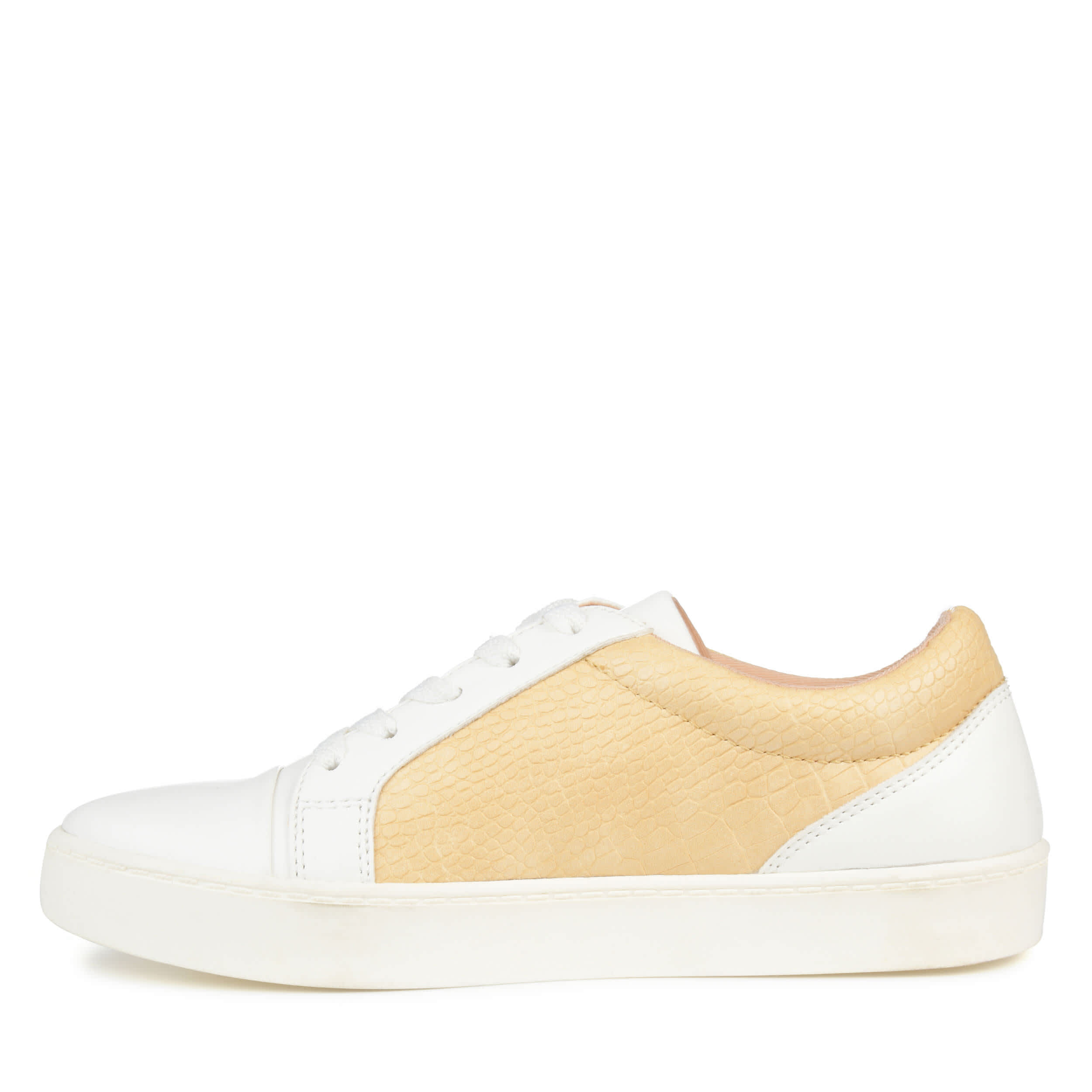 JOURNEE COLLECTION-WOMENS LYNZ SNEAKER-YELLOW & 
