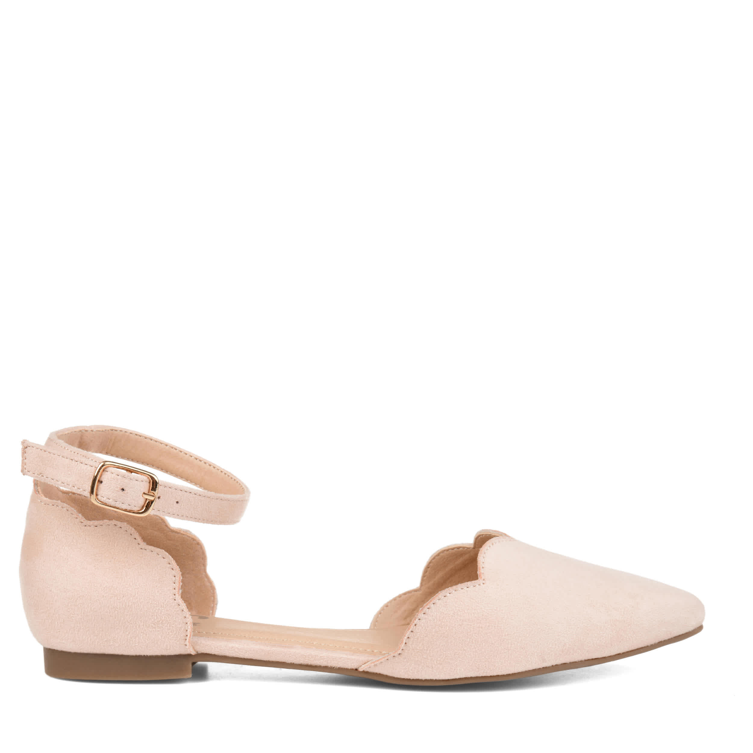 JOURNEE COLLECTION-WOMENS LANA FLAT-NUDE & 