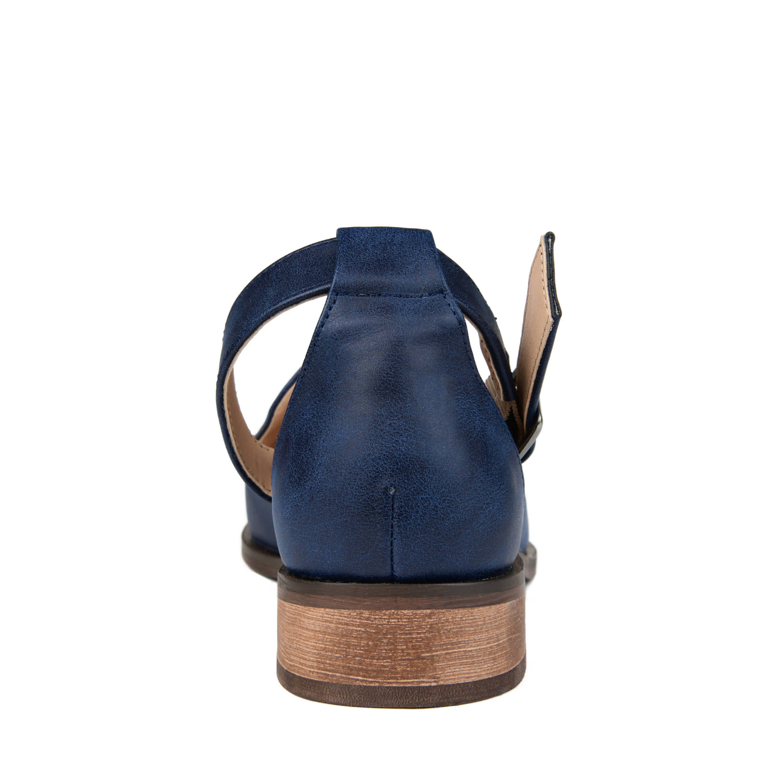 JOURNEE COLLECTION-WOMENS LORETA FLAT-NAVY & 