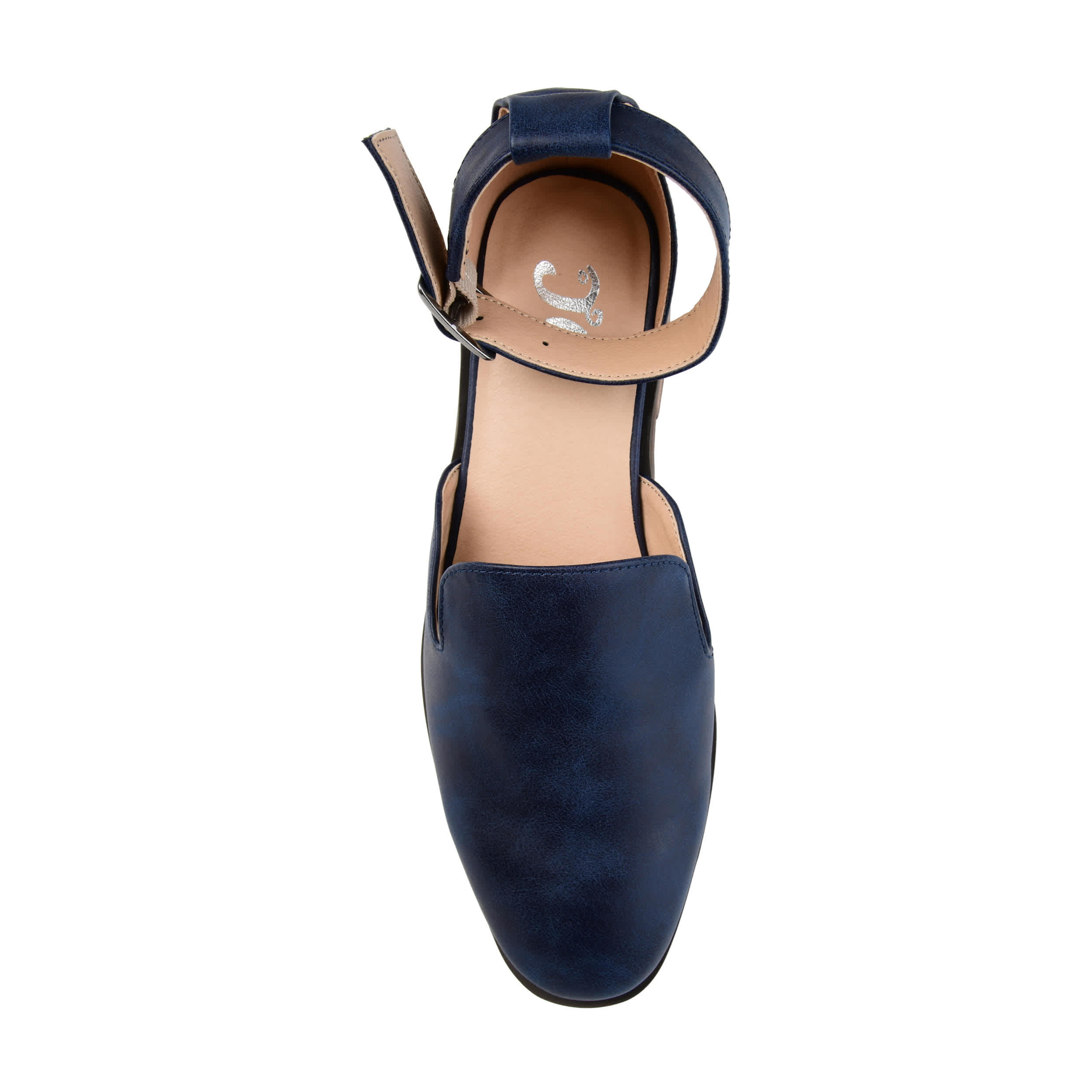 JOURNEE COLLECTION-WOMENS LORETA FLAT-NAVY & 