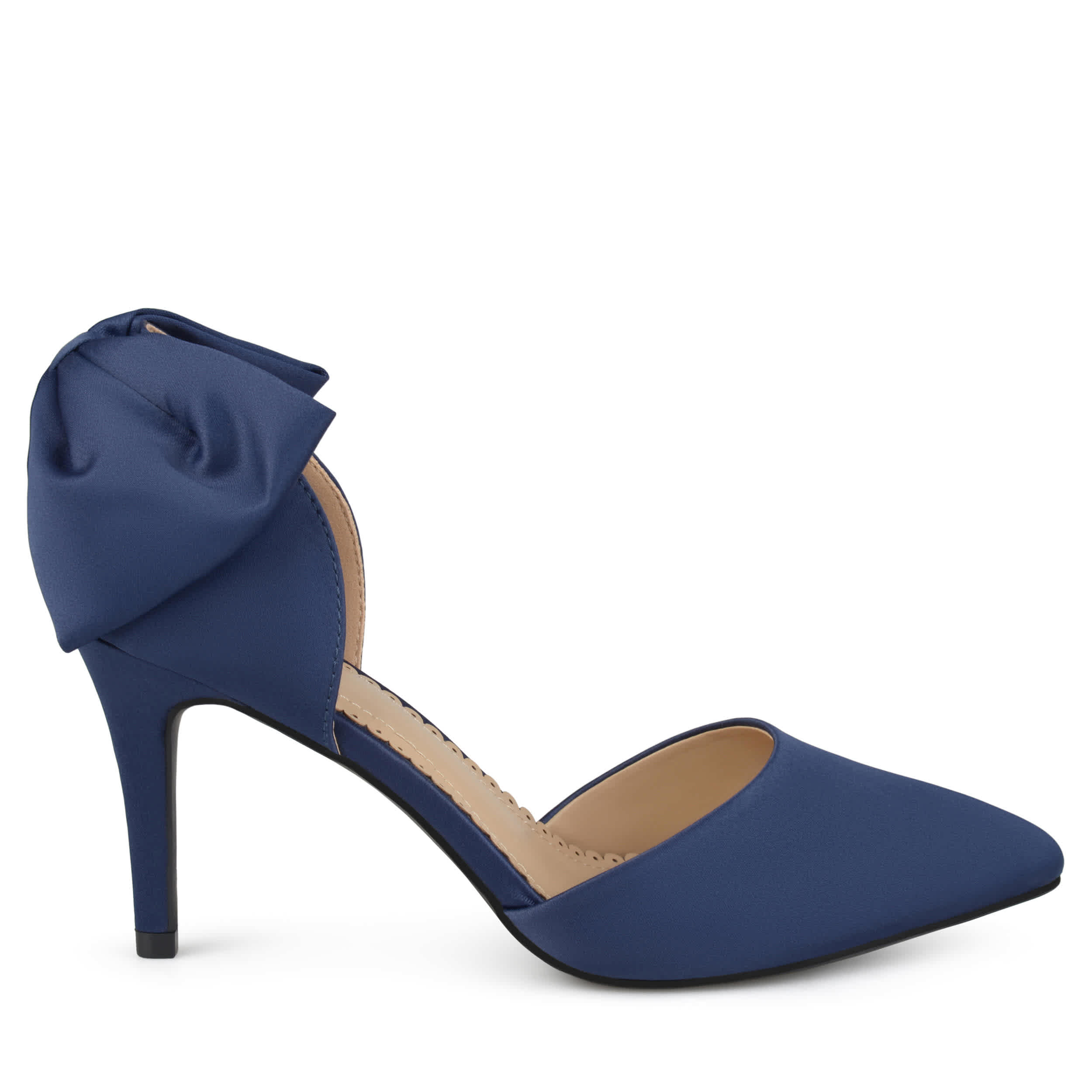 JOURNEE COLLECTION-WOMENS TANZI PUMP-NAVY & 