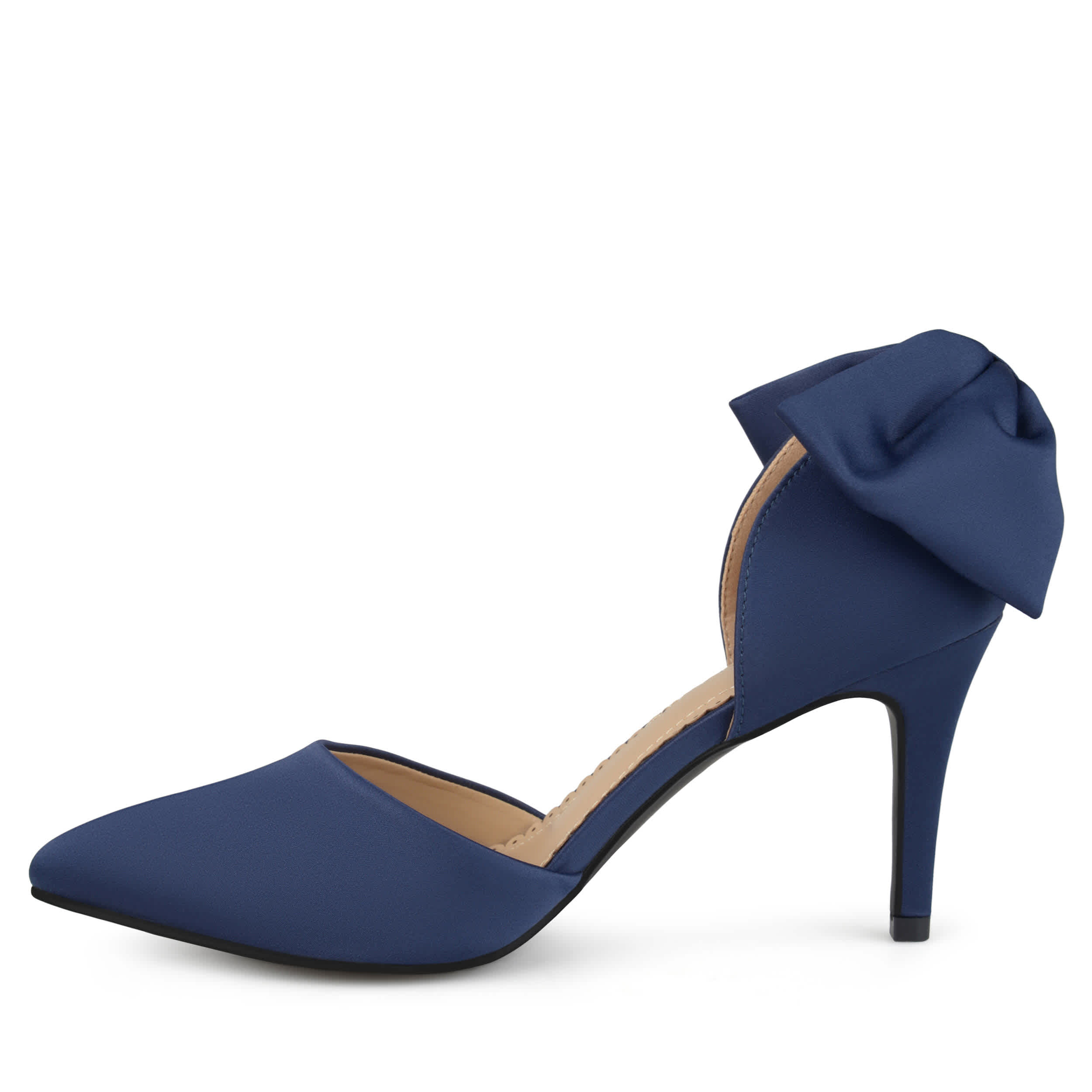 JOURNEE COLLECTION-WOMENS TANZI PUMP-NAVY & 