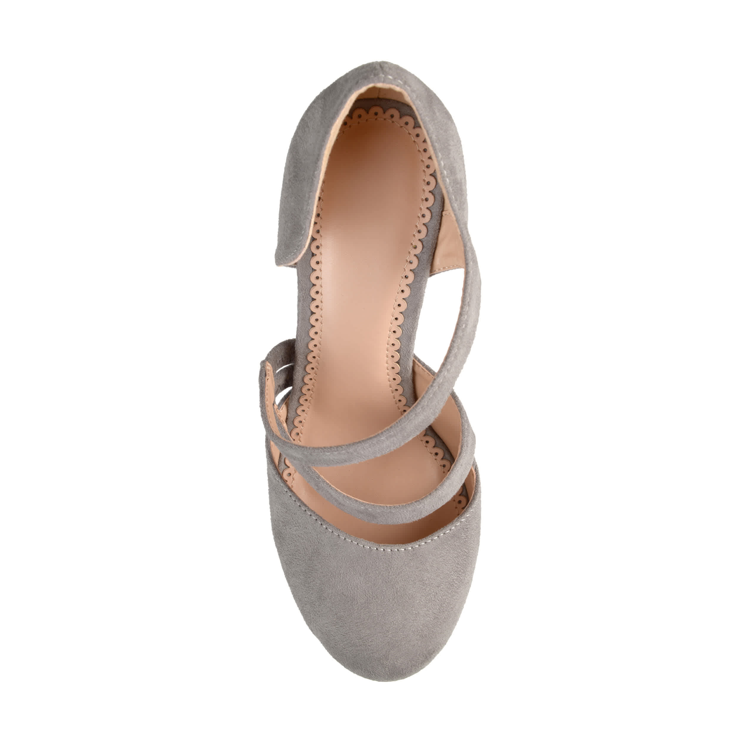 JOURNEE COLLECTION-WOMENS ZEERA PUMP-GREY & 