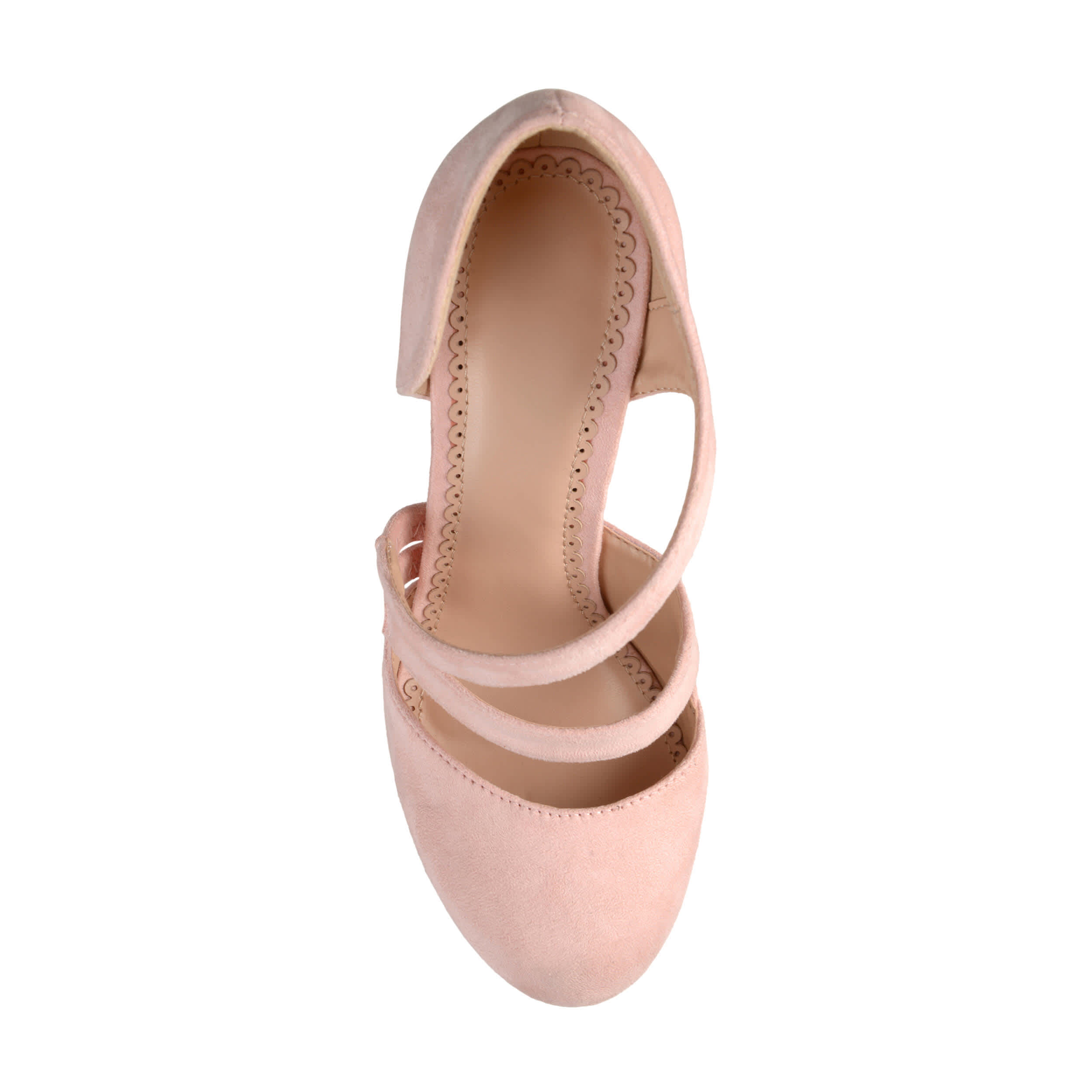 JOURNEE COLLECTION-WOMENS ZEERA PUMP-PINK & 
