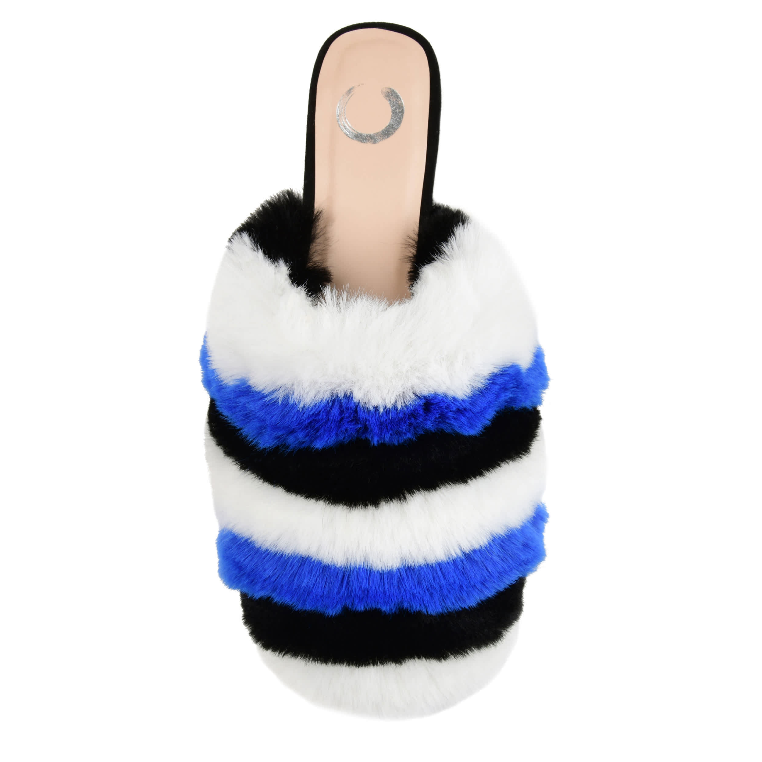 JOURNEE COLLECTION-WOMENS EVELIN SLIPPER-BLUE & 