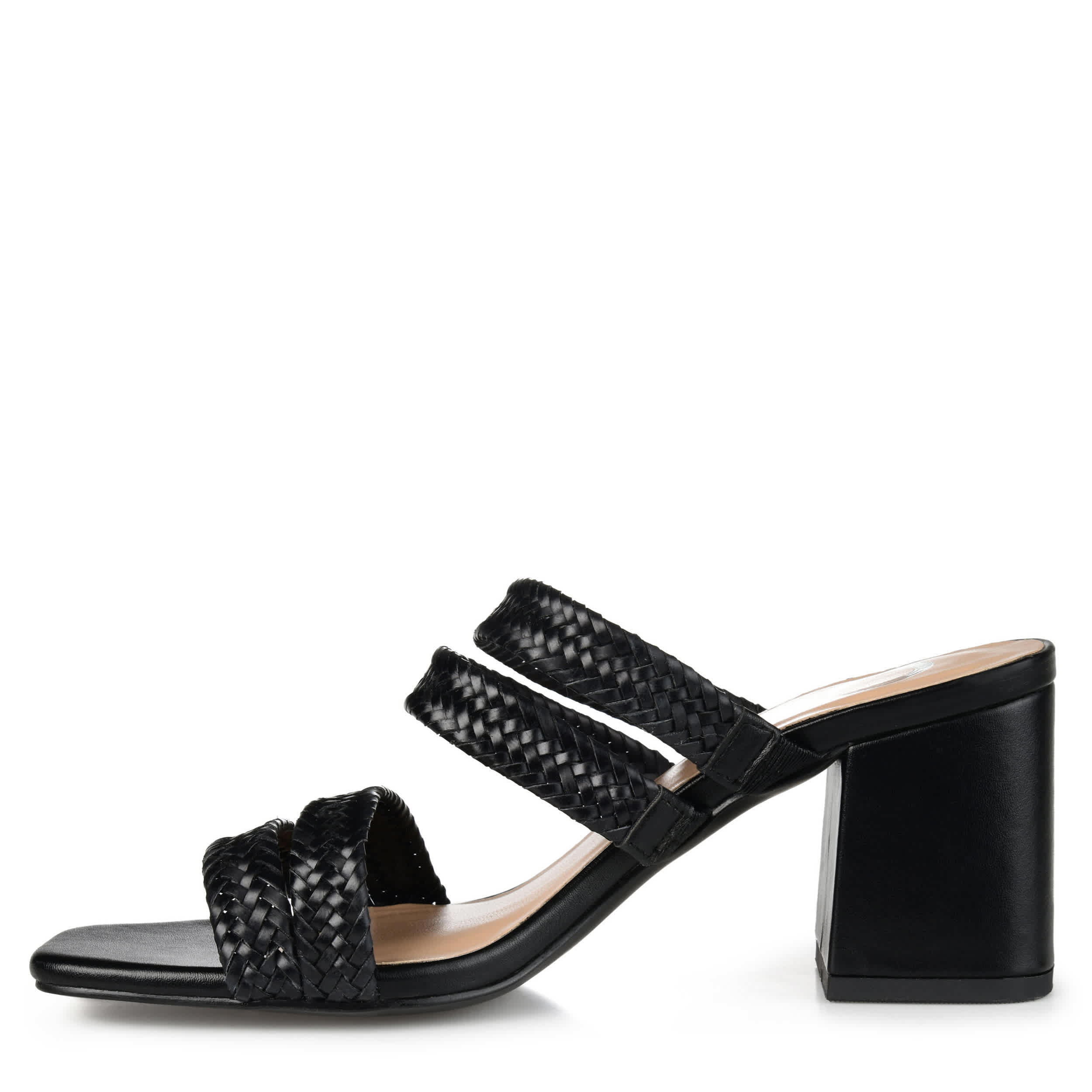 JOURNEE COLLECTION-WOMENS NATIA SANDAL-BLACK & 