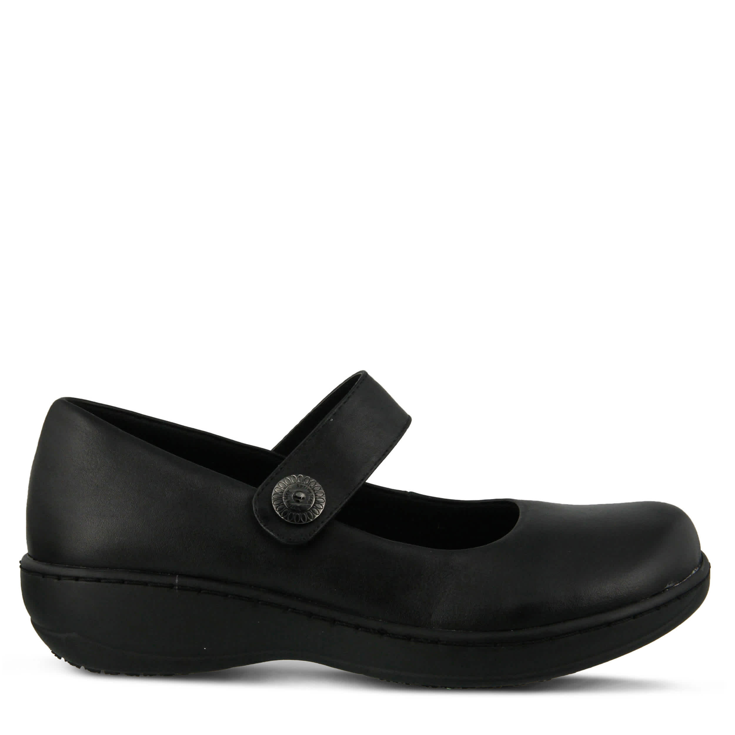 SPRING STEP PROFESSIONAL-WOMENS WISTERIA MARY JANE CLOG-BLACK & 