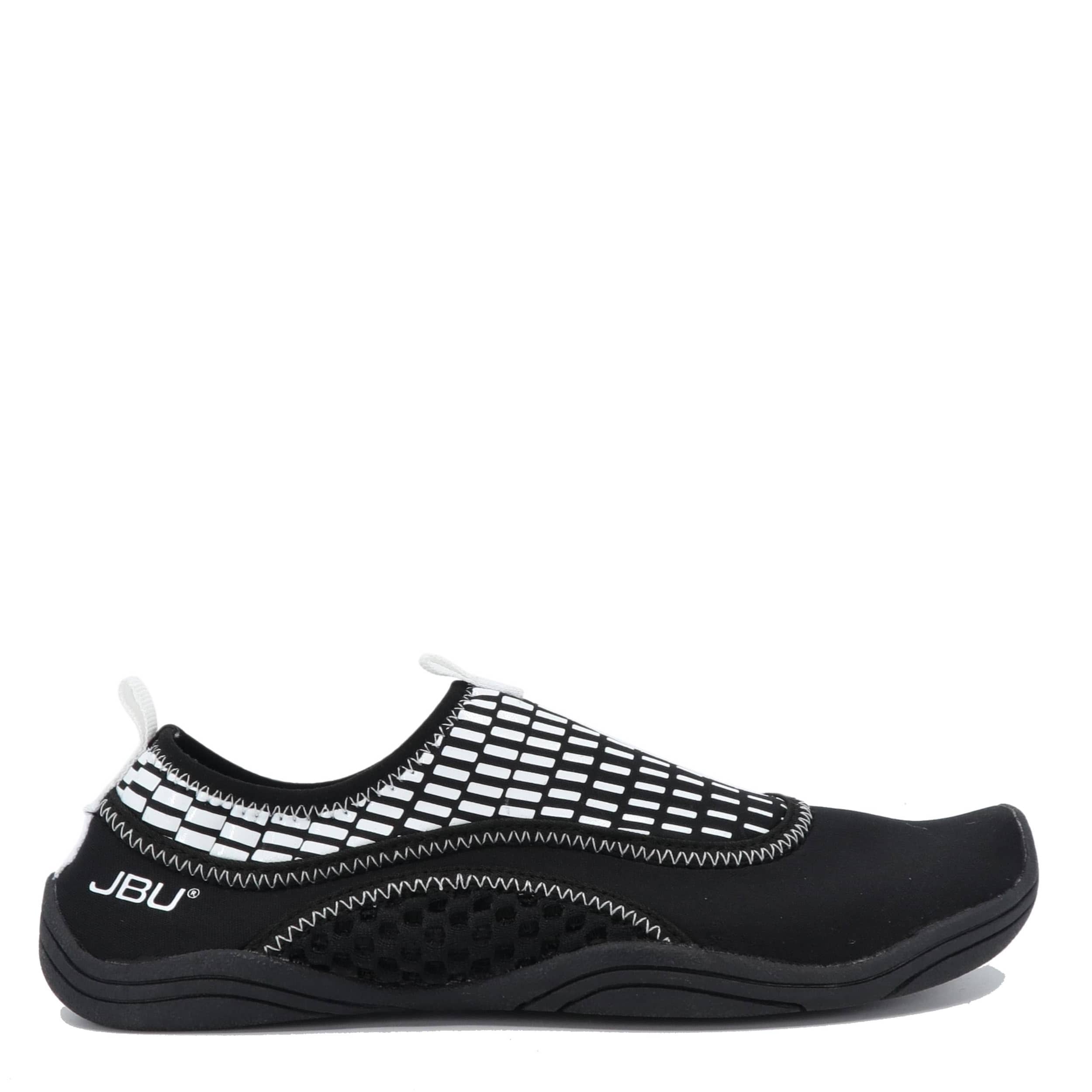 JBU-WOMENS FIN WATER SHOE-BLACK & WHITE