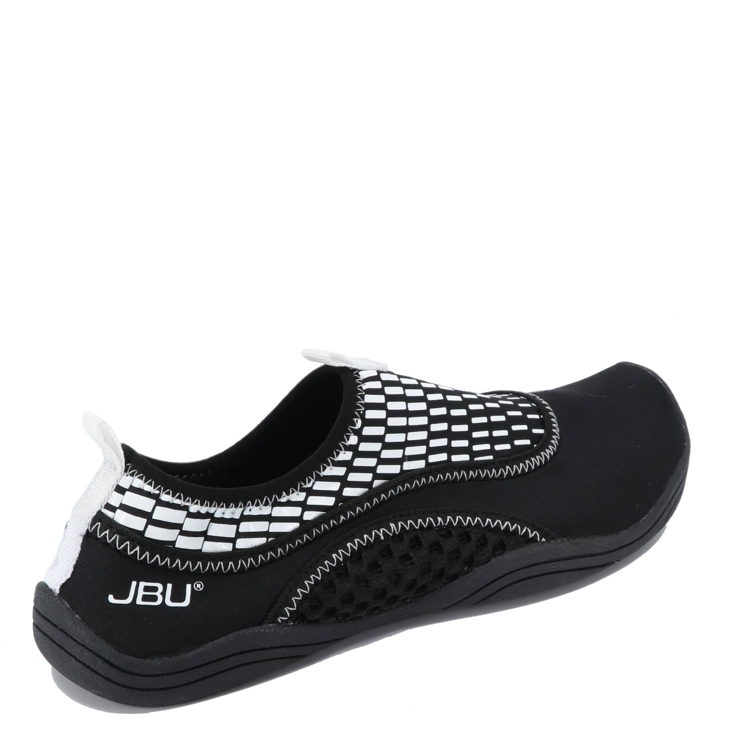 JBU-WOMENS FIN WATER SHOE-BLACK & WHITE