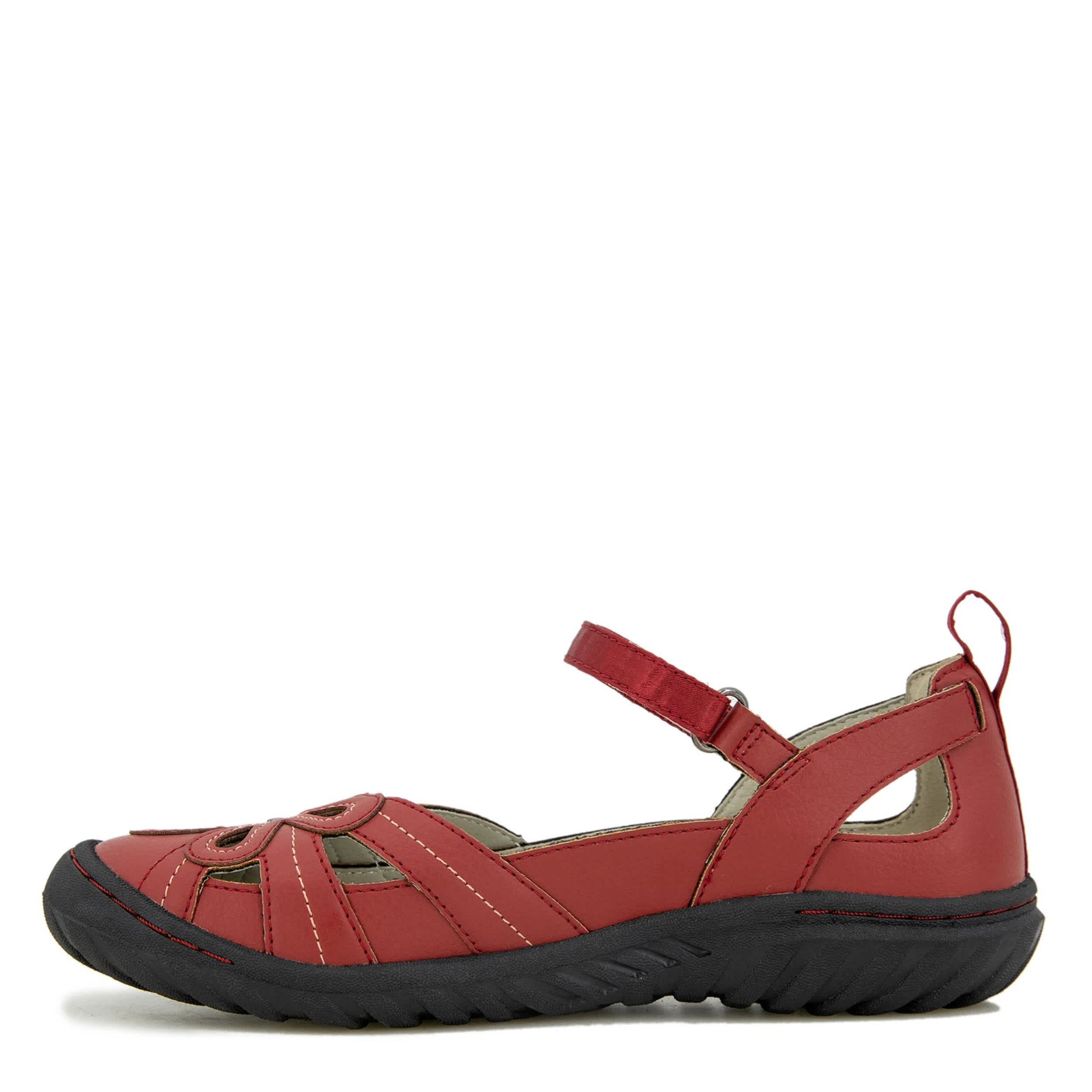 JBU-WOMENS MAGNOLIA FLAT-RED & 