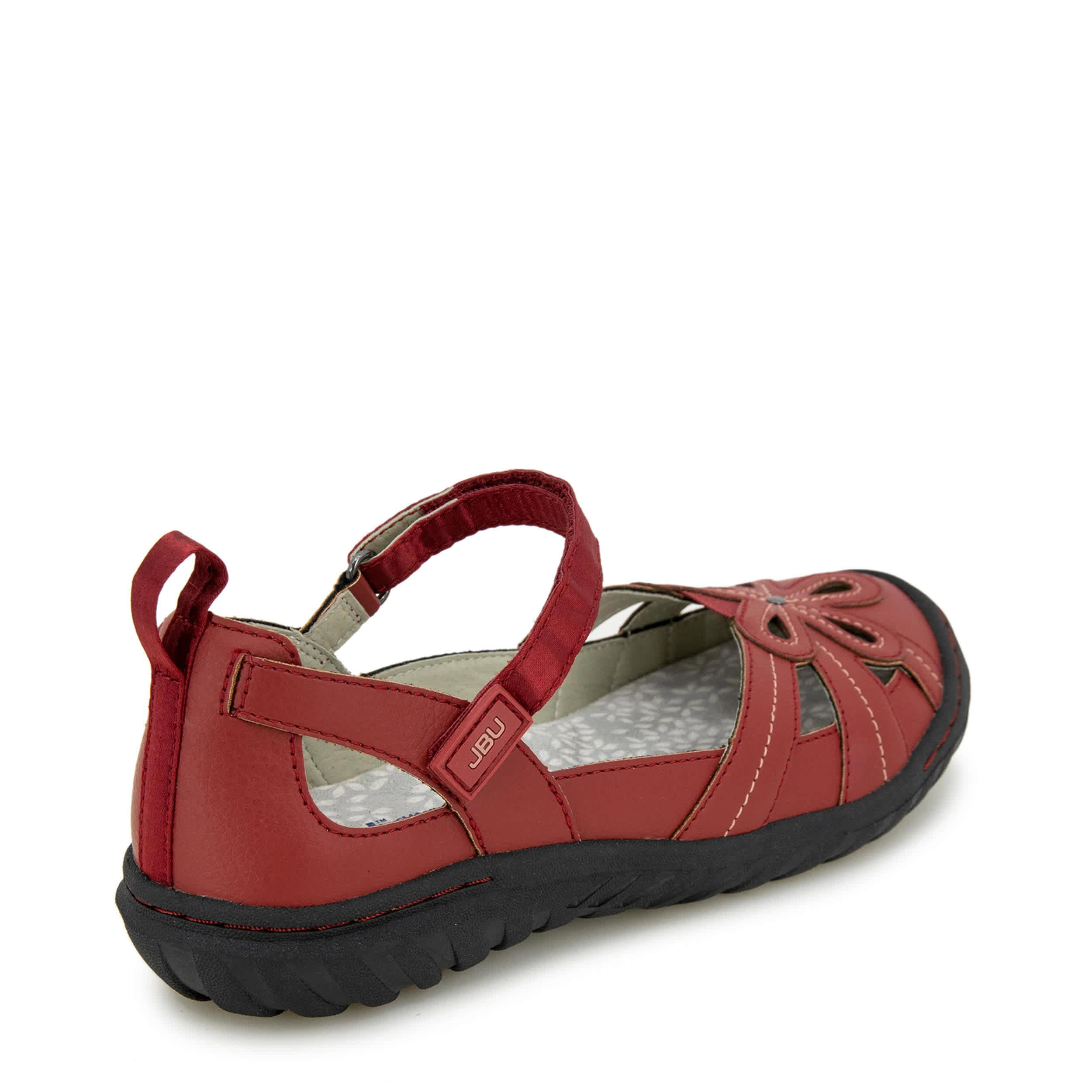JBU-WOMENS MAGNOLIA FLAT-RED & 