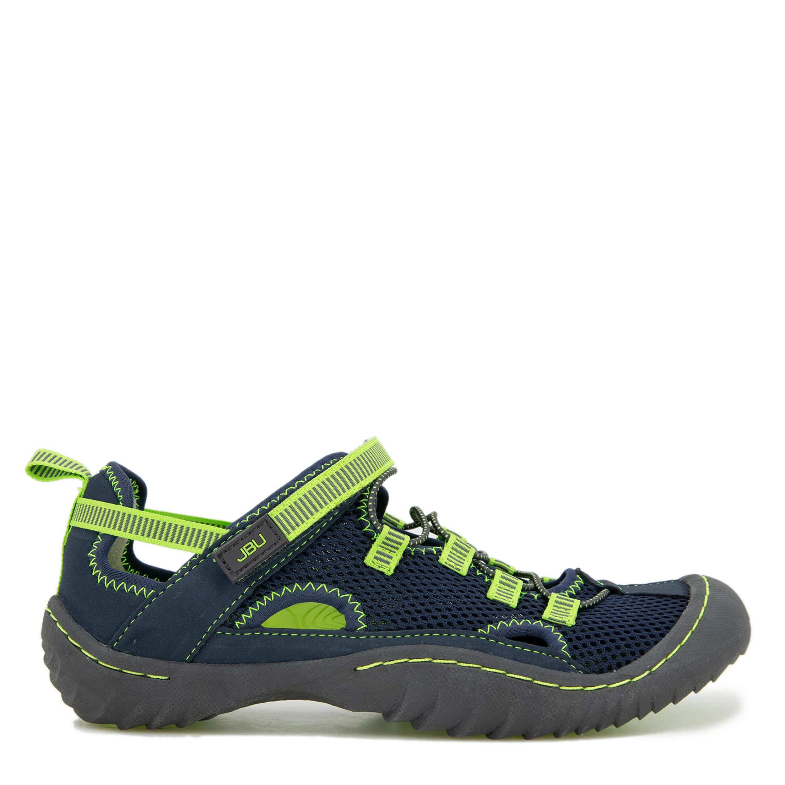 JBU-WOMENS TAHOE N WATER SHOE-NAVY & BRIGHT GREEN