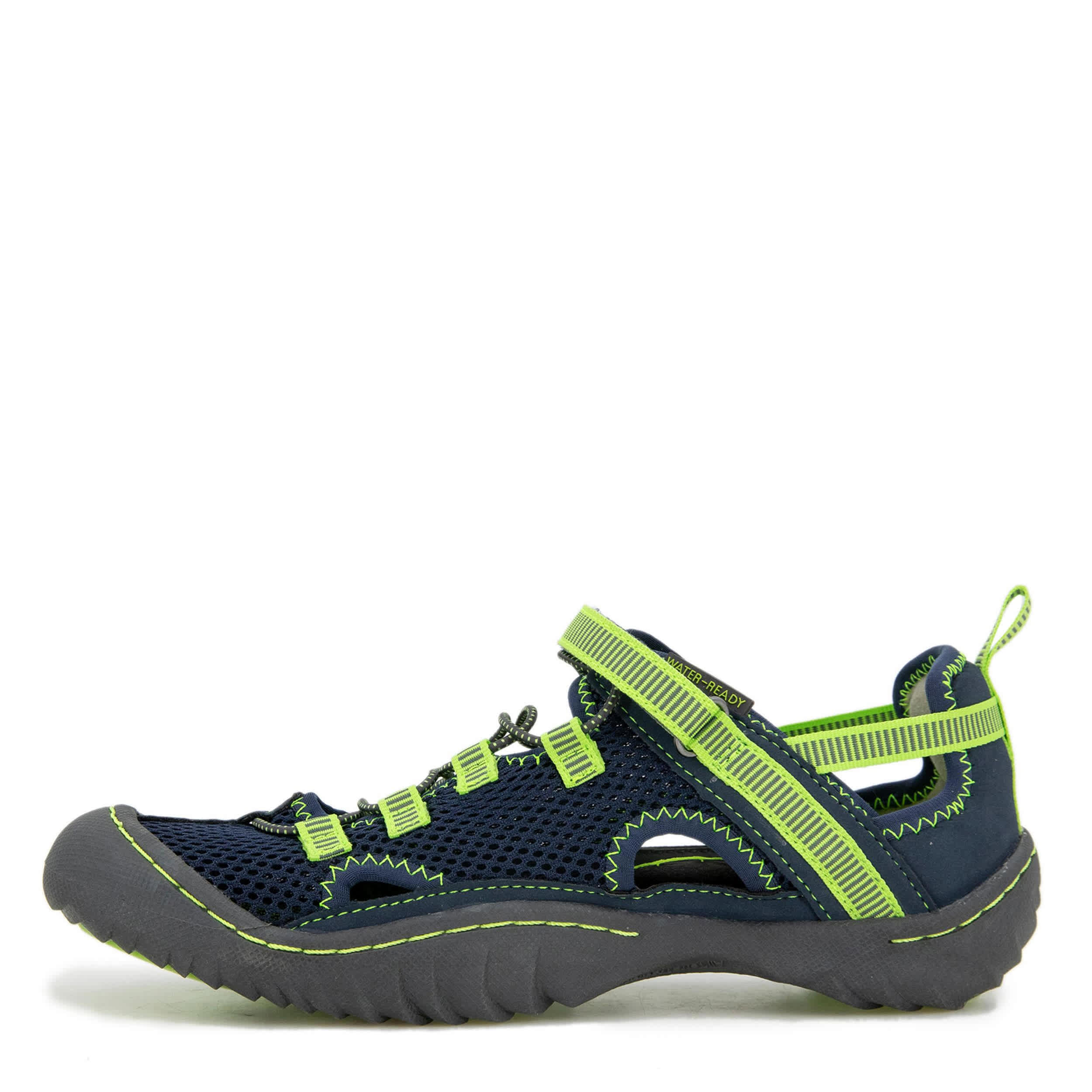 JBU-WOMENS TAHOE N WATER SHOE-NAVY & BRIGHT GREEN
